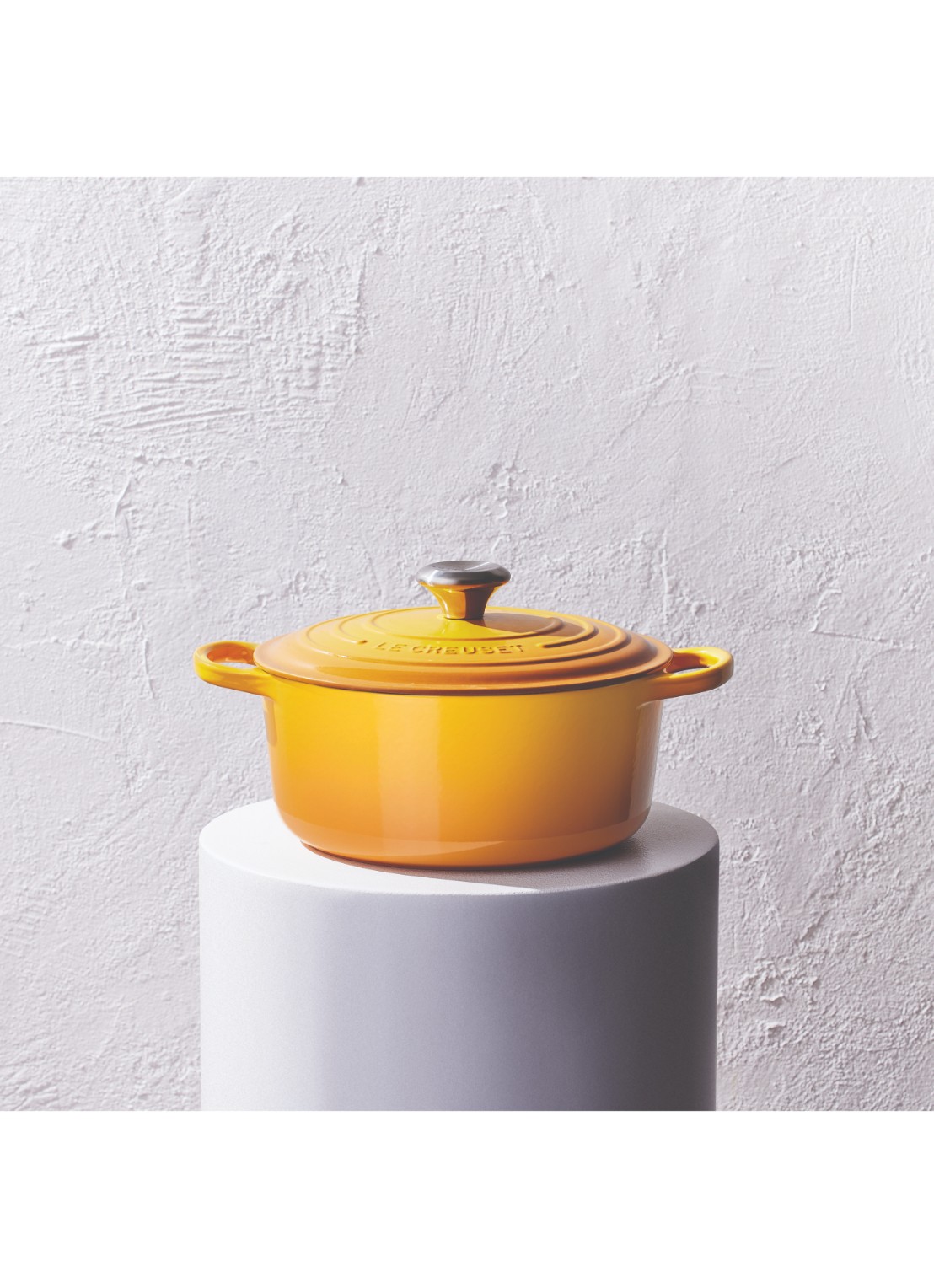 Le Creuset Signature braadpan 24 cm  - voorkant 7 nectar / oranje