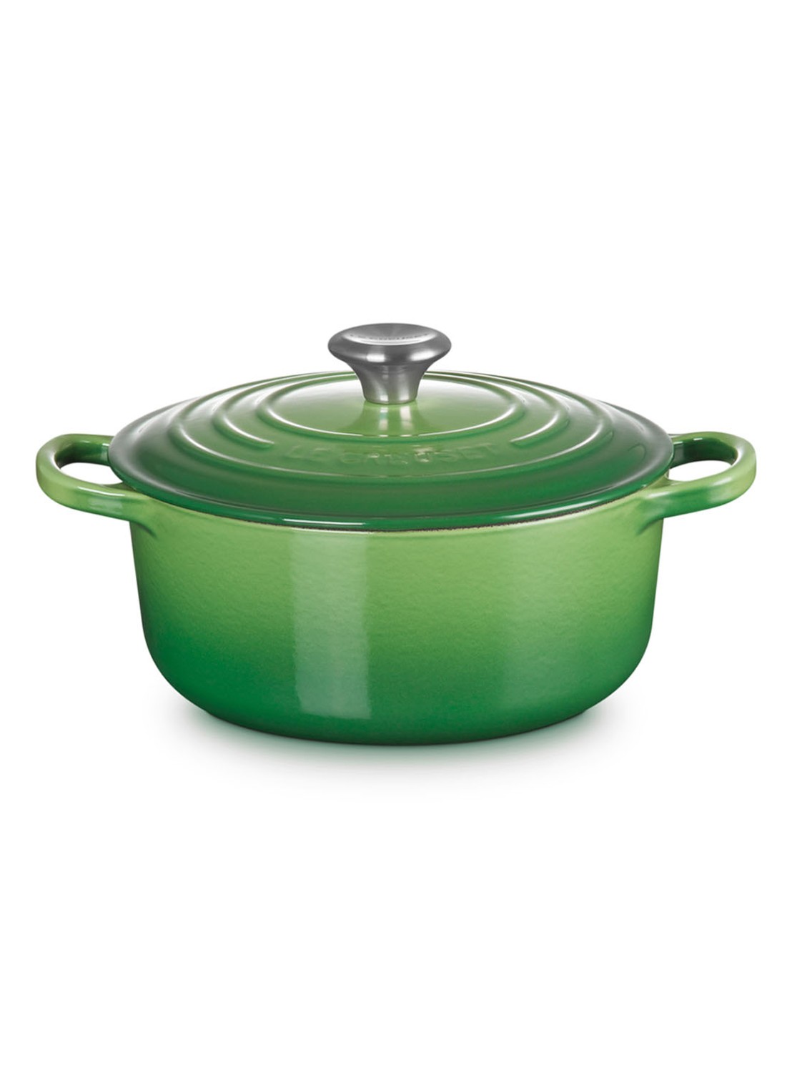 Le Creuset Signature braadpan Ø24 cm - detail 2 groen