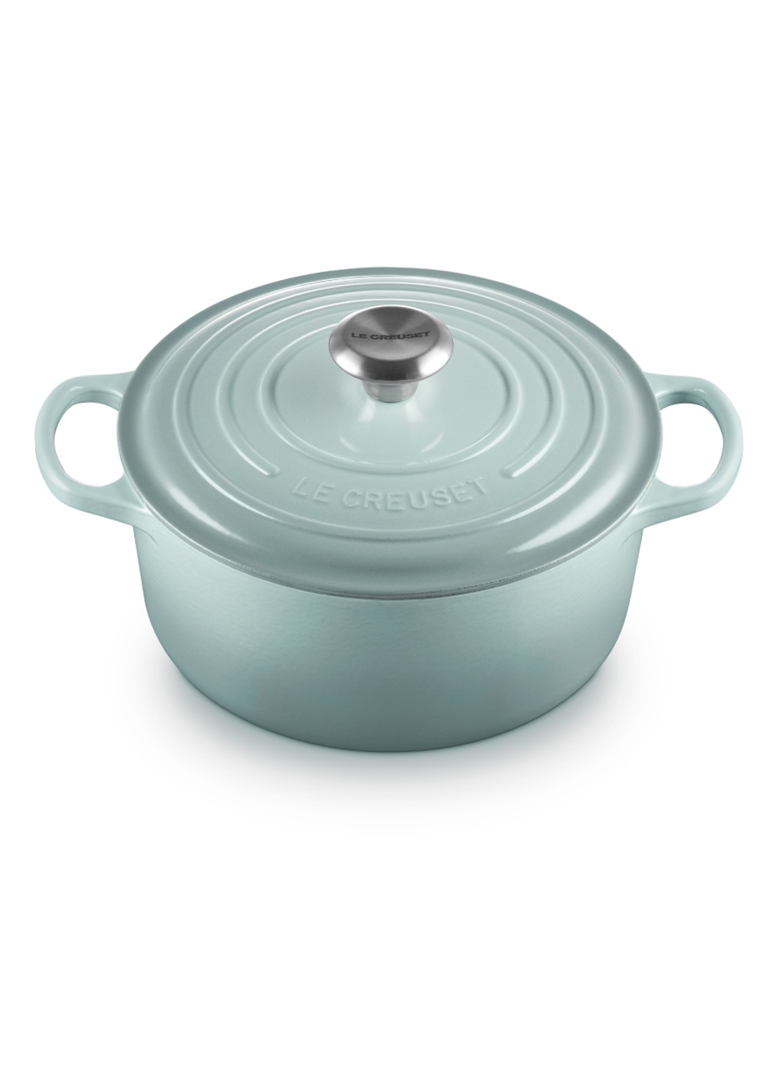 Le Creuset Signature braadpan Ø24 cm - detail 3 zeegroen