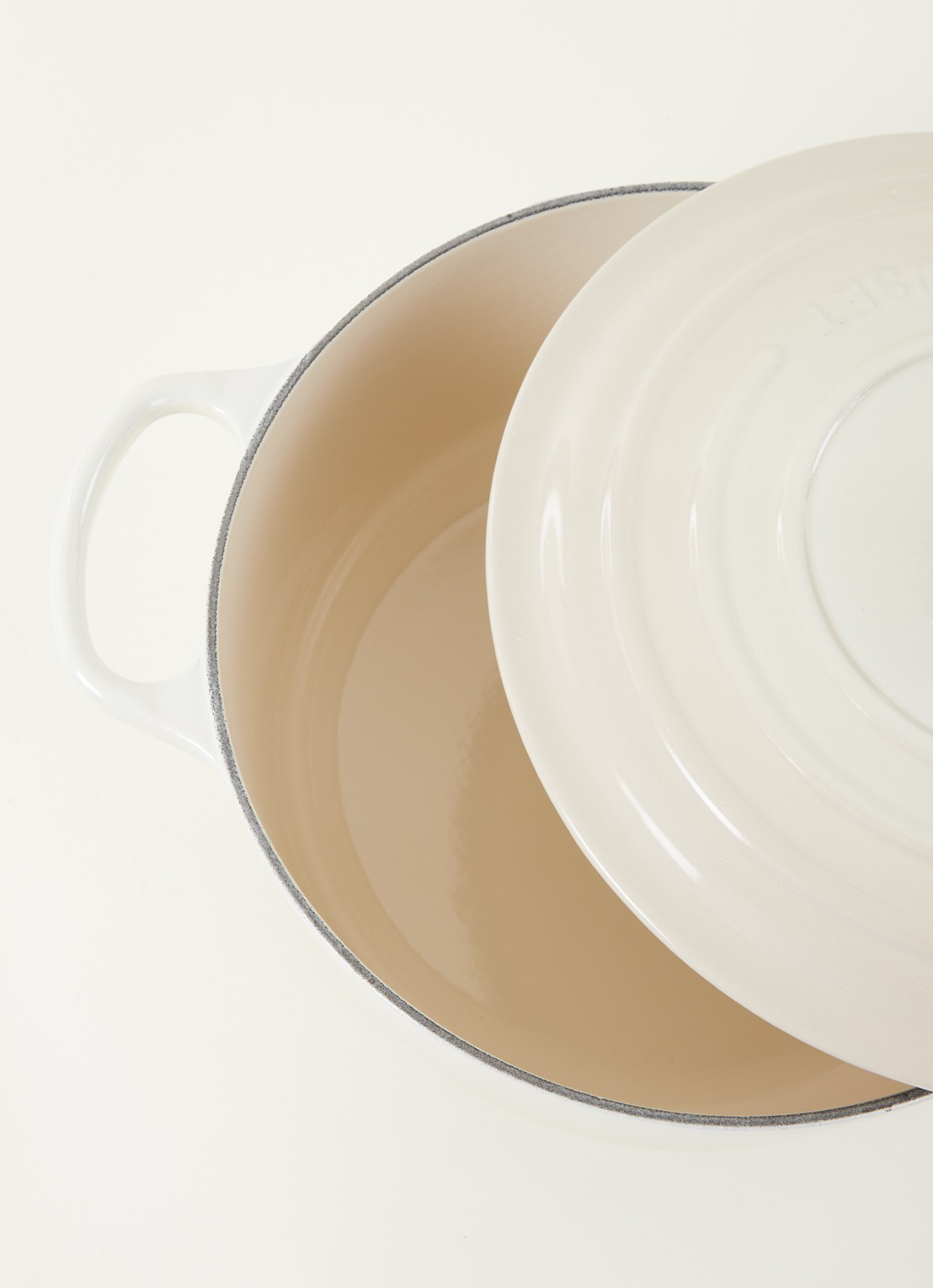 Le Creuset Signature braadpan Ø26 cm - detail 3 meringue / beige