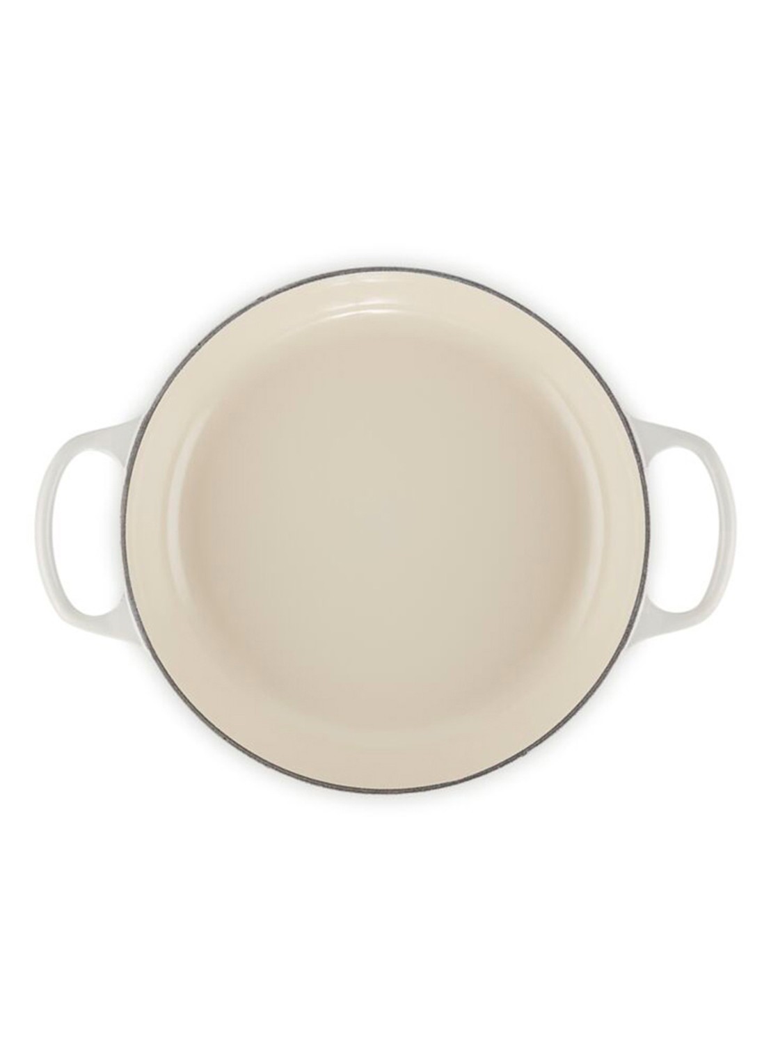 Le Creuset Signature braadpan 26 cm - detail 4 gebroken wit