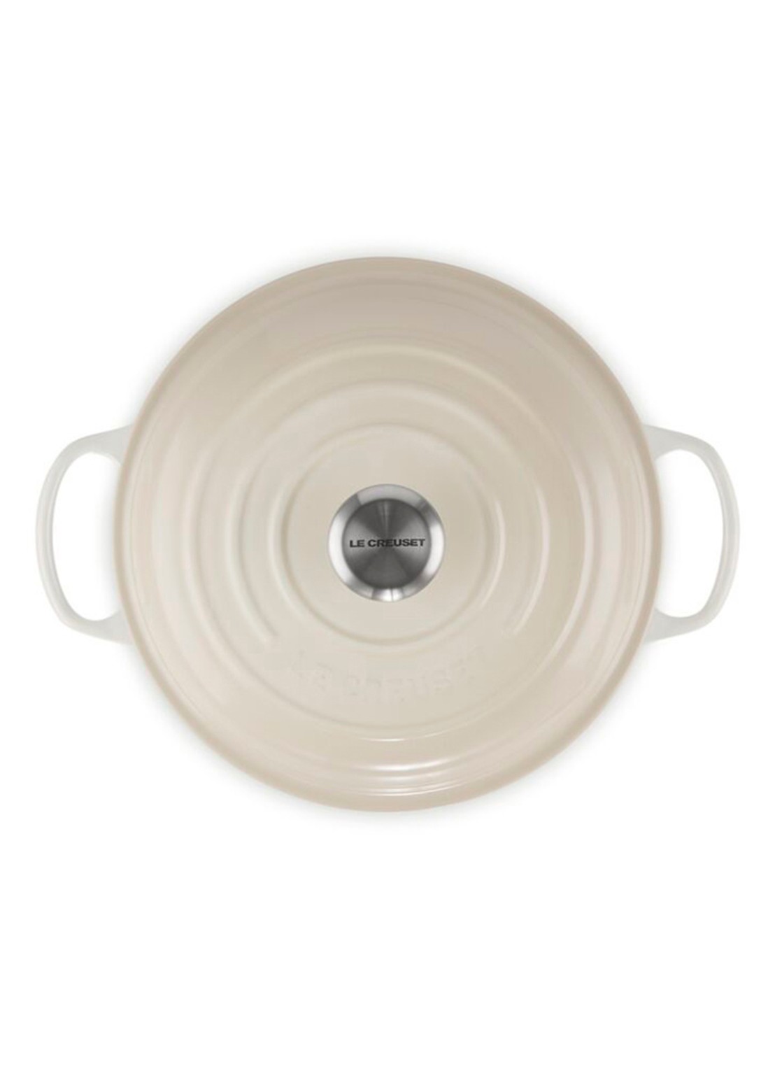 Le Creuset Signature braadpan 26 cm - detail 5 gebroken wit