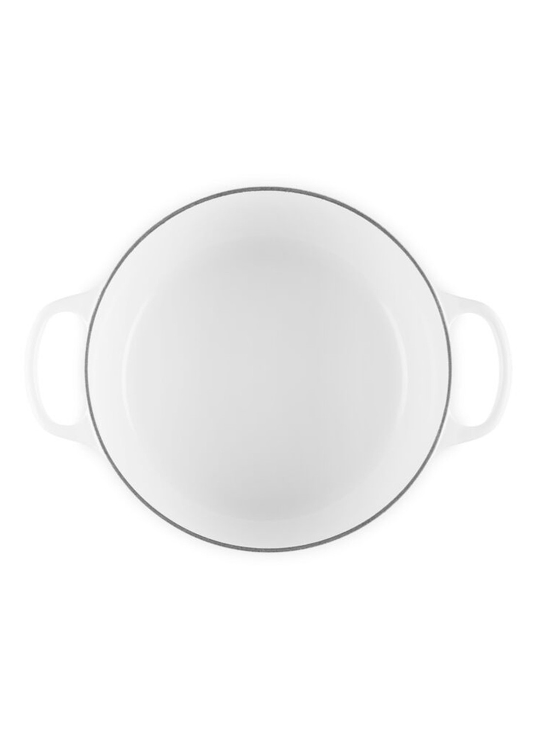 Le Creuset Signature braadpan 26 cm - detail 4 wit