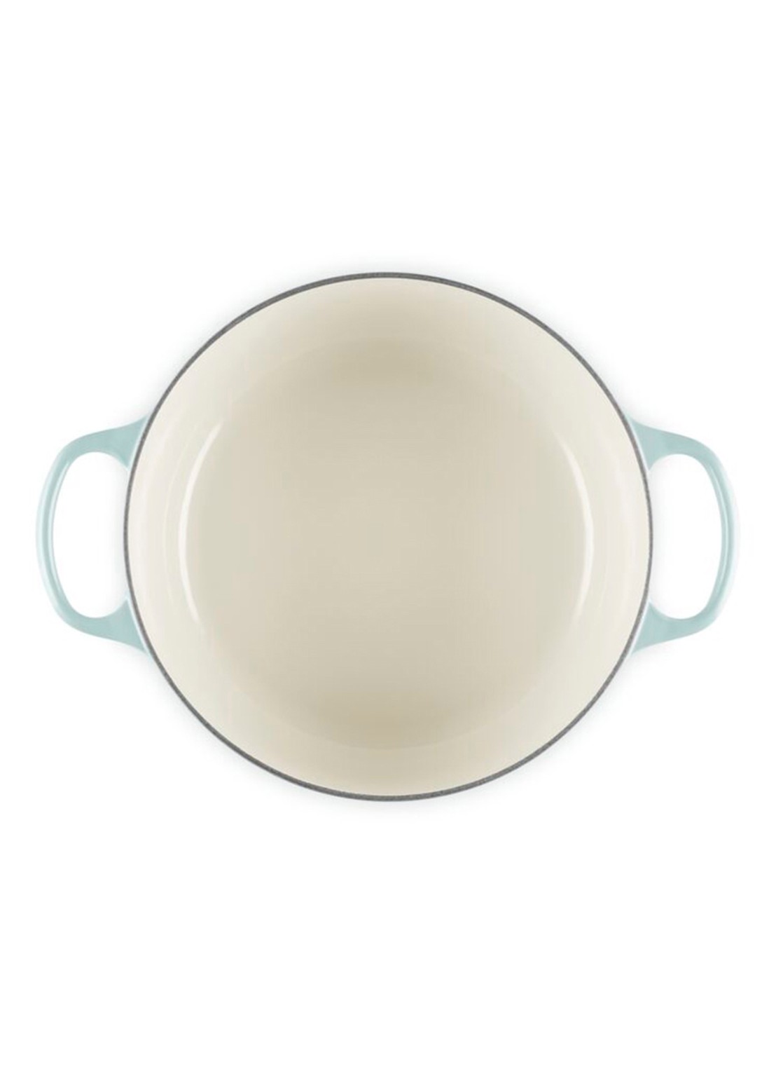 Le Creuset Signature braadpan 26 cm - detail 4 lichtgrijs