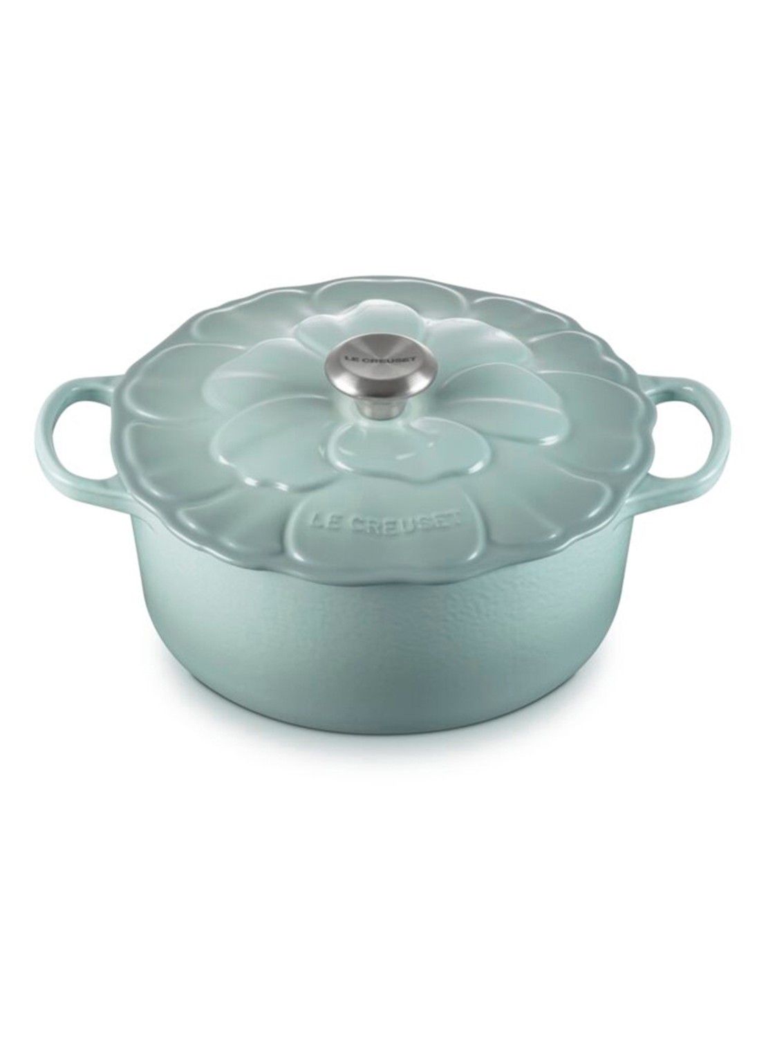 Le Creuset Signature braadpan 26 cm - voorkant 2 lichtgrijs