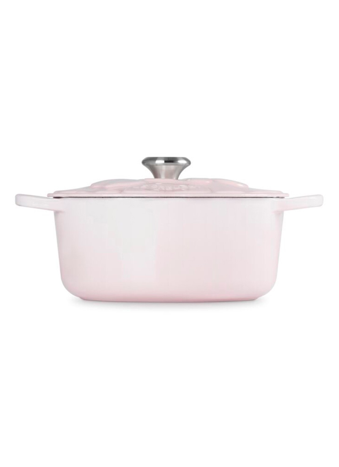 Le Creuset Signature braadpan 26 cm - achterkant 6 lichtroze