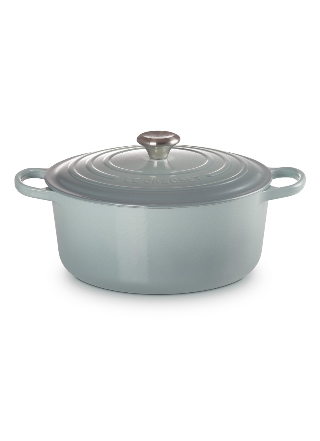 Le Creuset Signature braadpan Ø28 cm - voorkant zeegroen