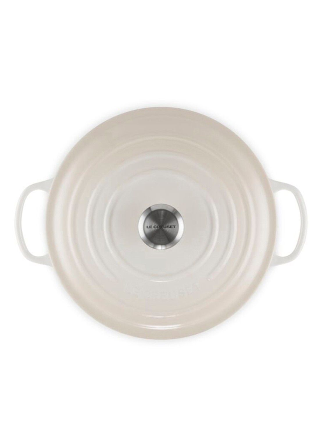 Le Creuset Signature braadpan 28 cm - detail 5 gebroken wit