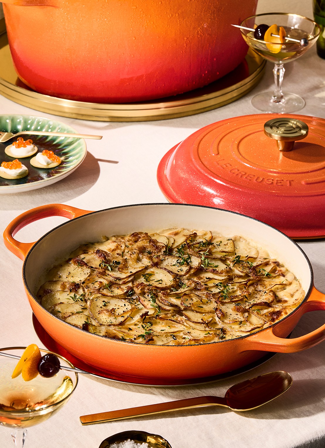 Le Creuset Signature braadpan Ø30 cm - detail 5 oranje