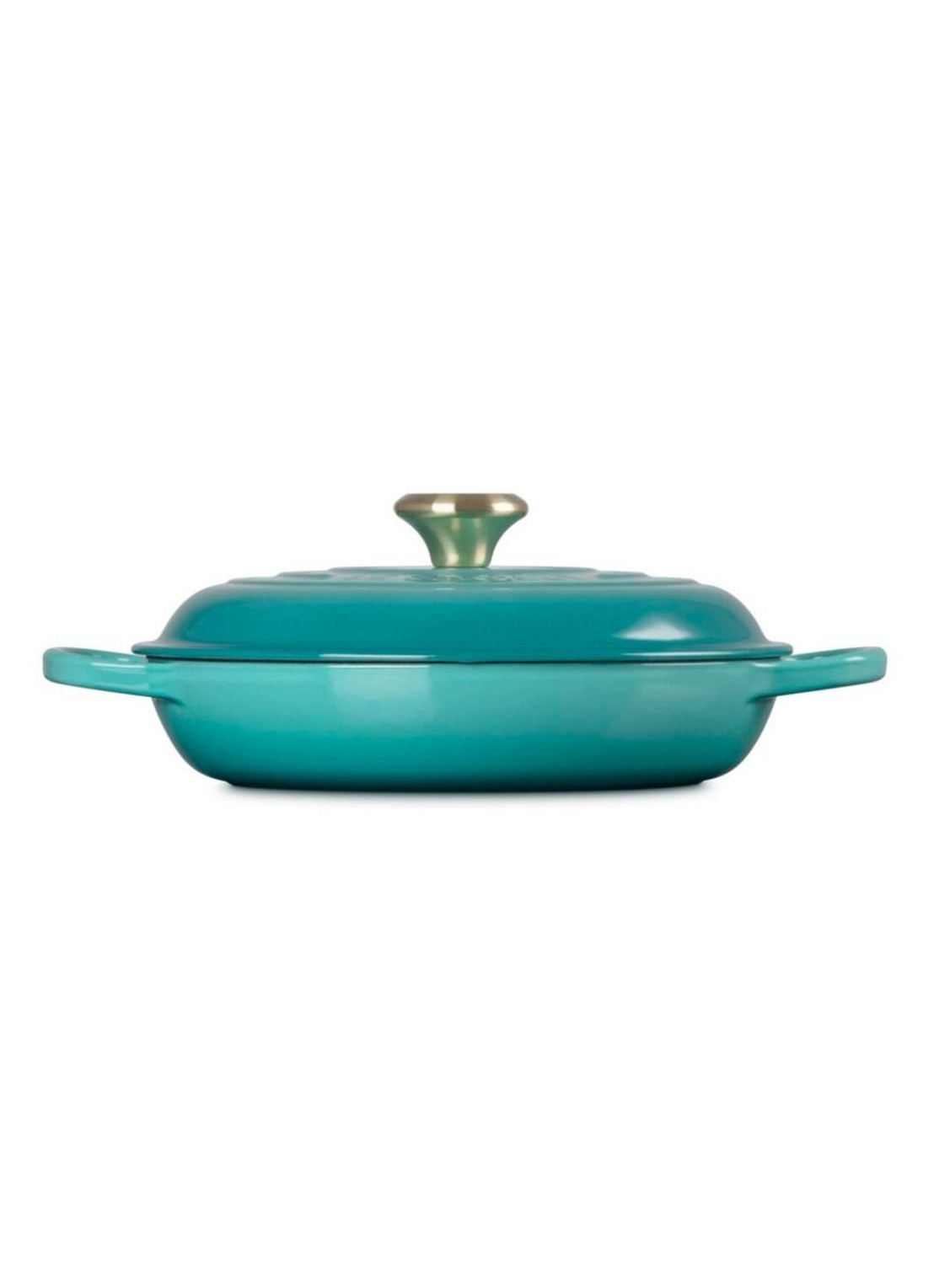 Le Creuset Signature braadpan 30 cm - voorkant 6 blauw
