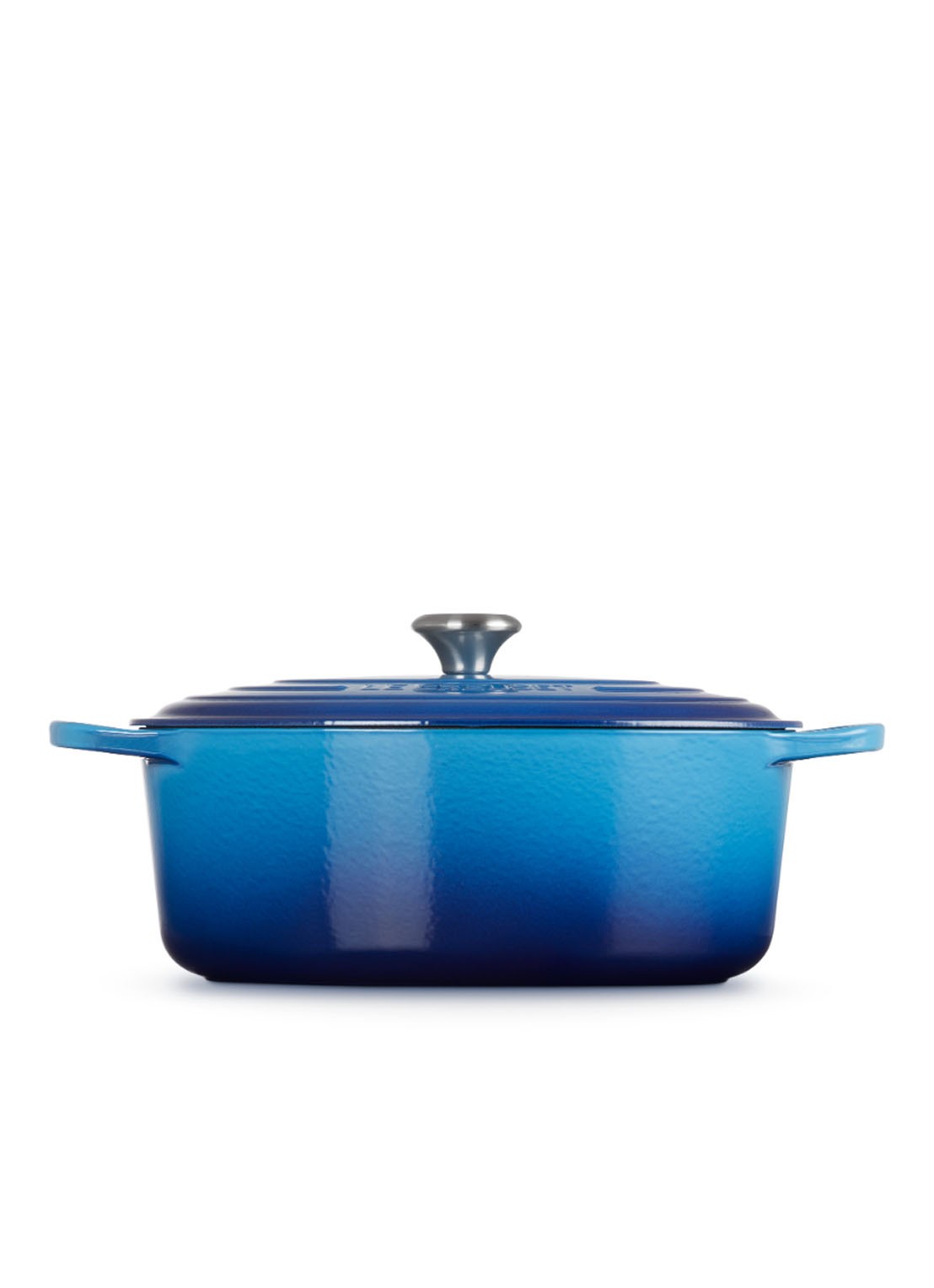Le Creuset Signature braadpan Ø31 cm - achterkant azure / blauw