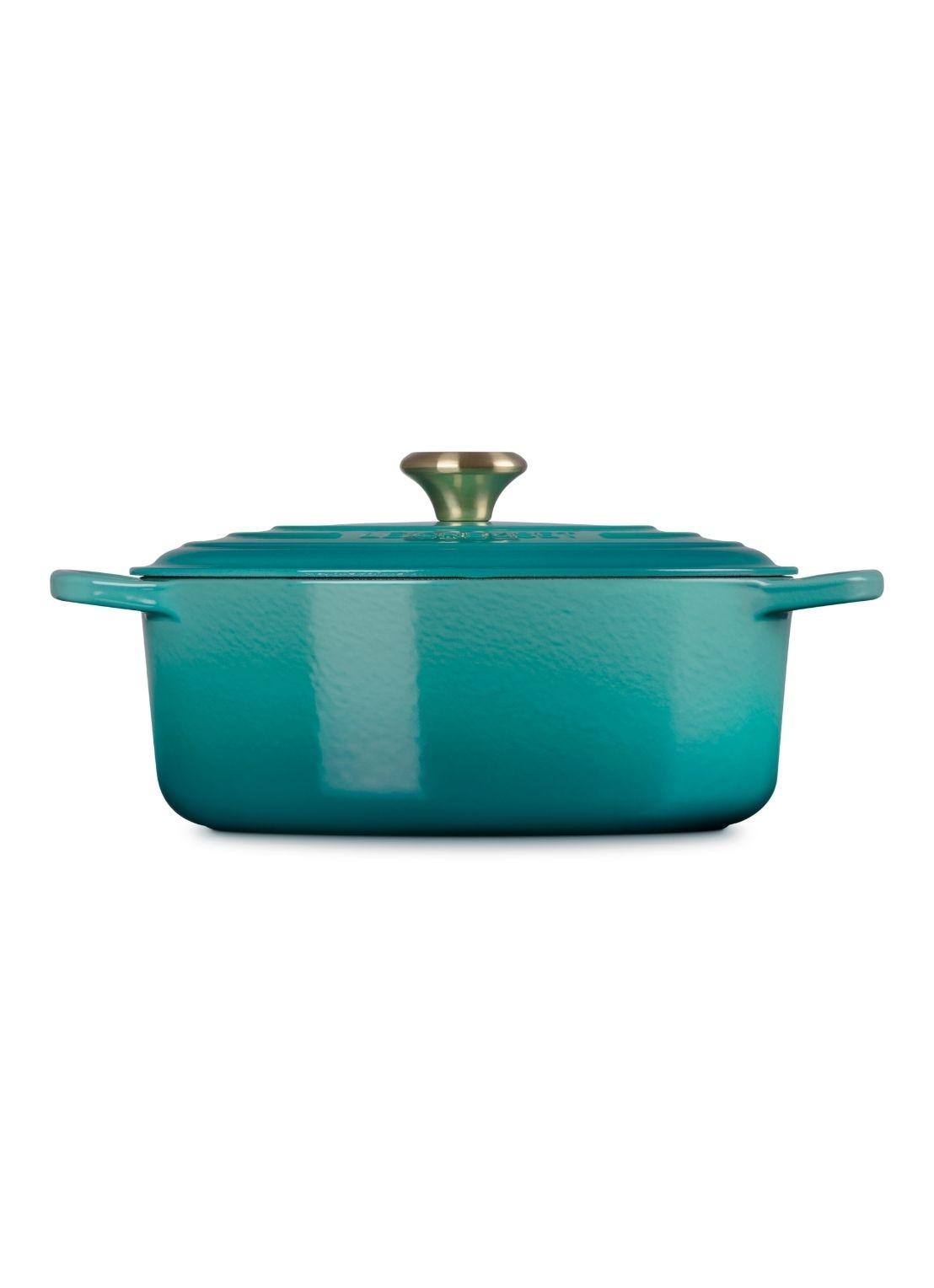 Le Creuset Signature braadpan 31 cm - voorkant 4 blauw