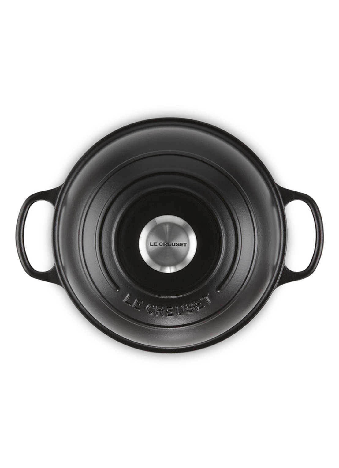 Le Creuset Signature broodpan Ø24 cm - detail 2 mat zwart / zwart