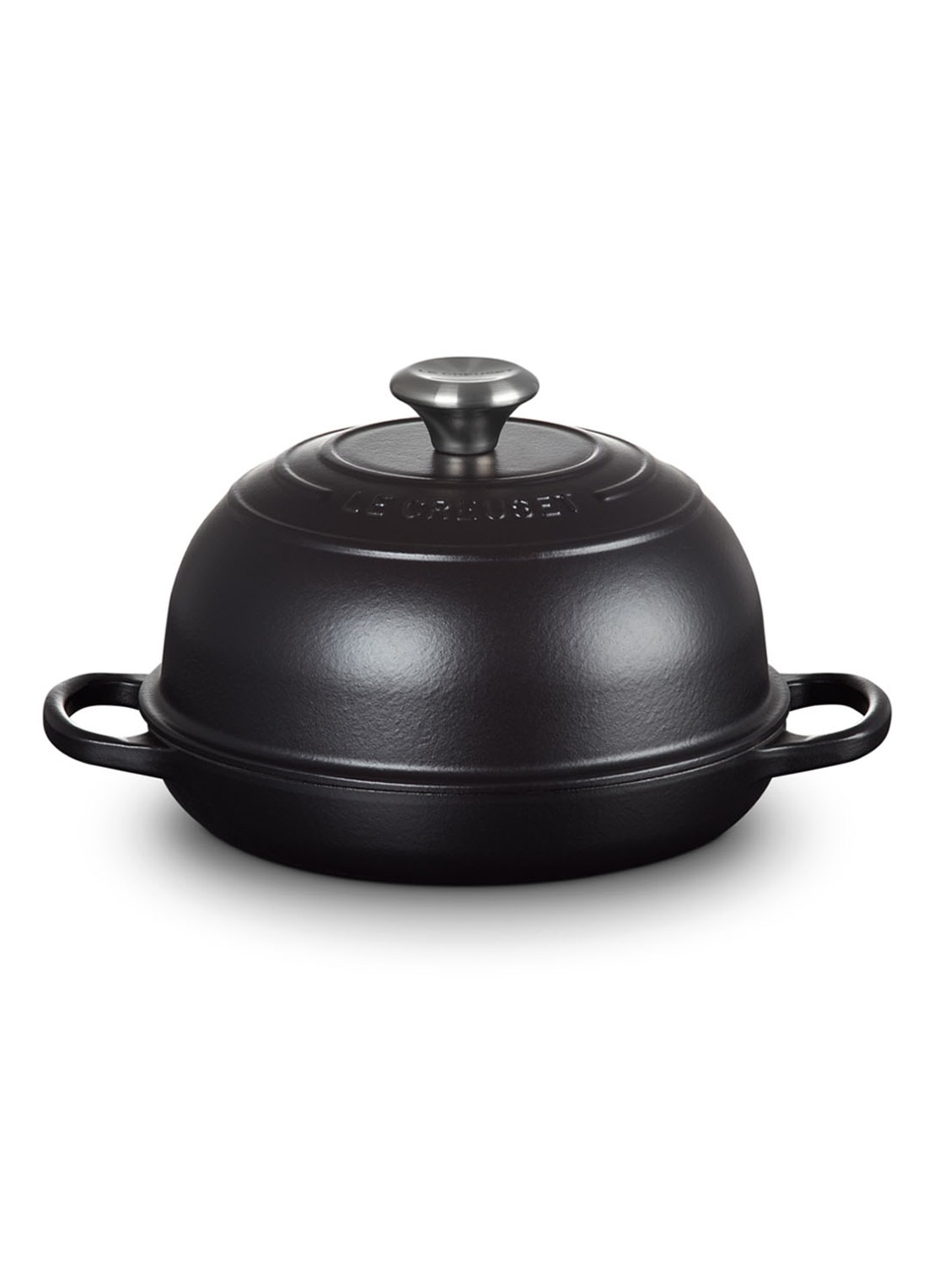 Le Creuset Signature broodpan Ø24 cm - detail 4 mat zwart / zwart