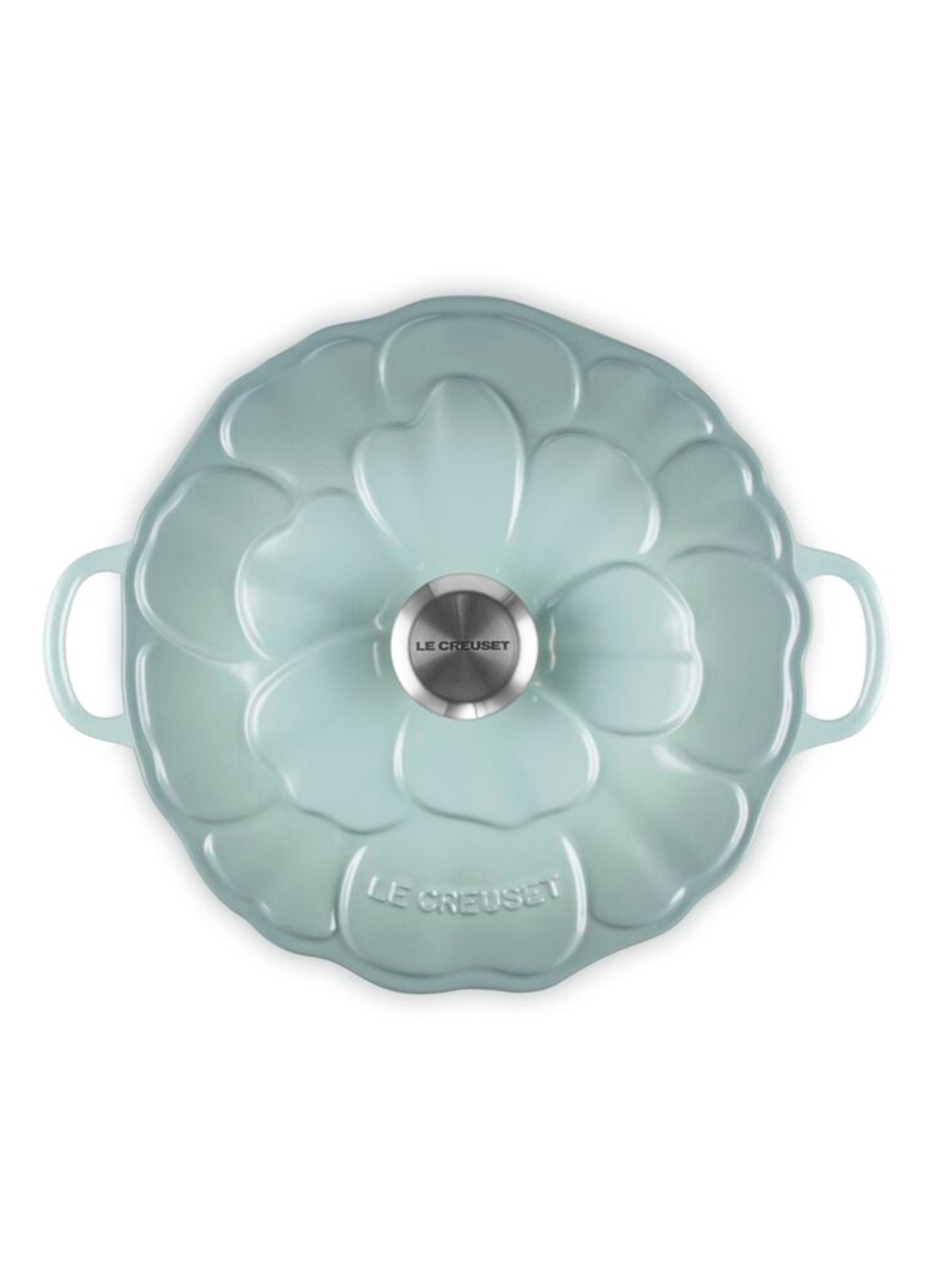 Le Creuset Signature Campagnard braadpan 26 cm - detail 5 lichtgrijs