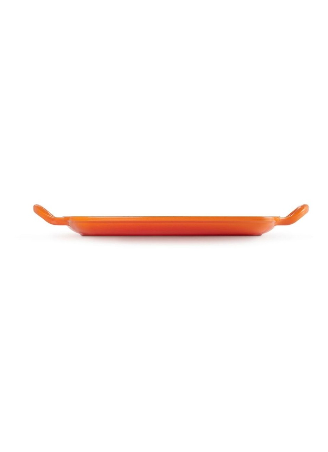 Le Creuset Signature grill 30 cm - achterkant 4 oranjerood
