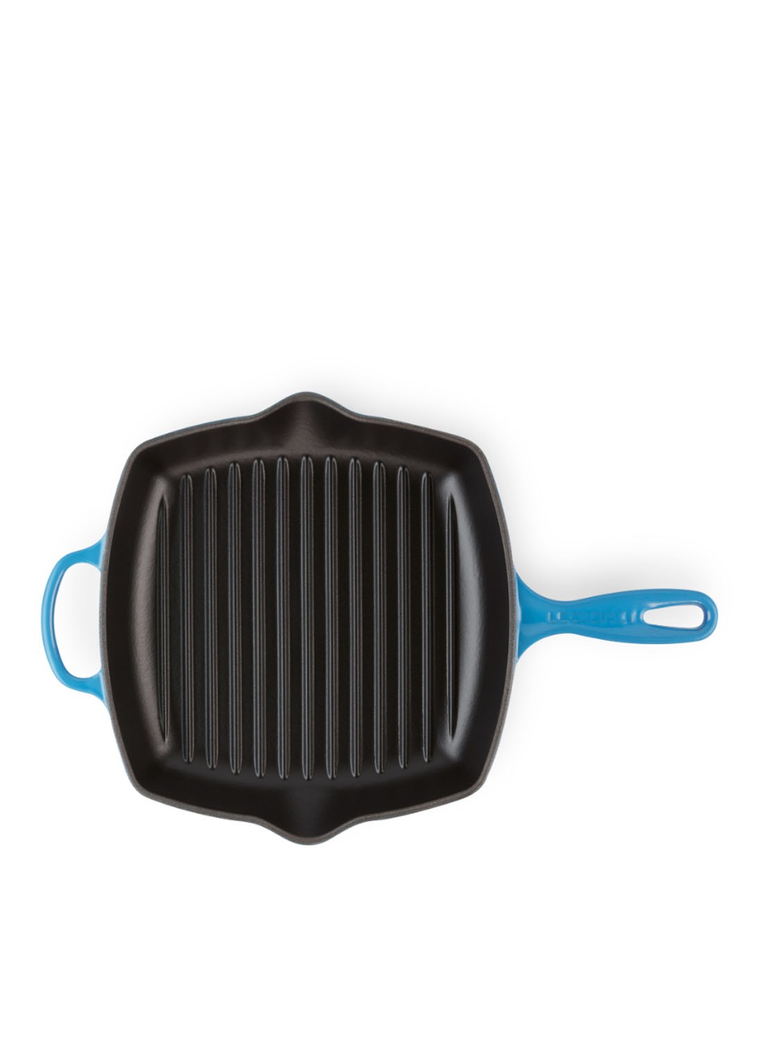 Le Creuset Signature Grillpan Azure 26 cm - detail 4 azure / blauw