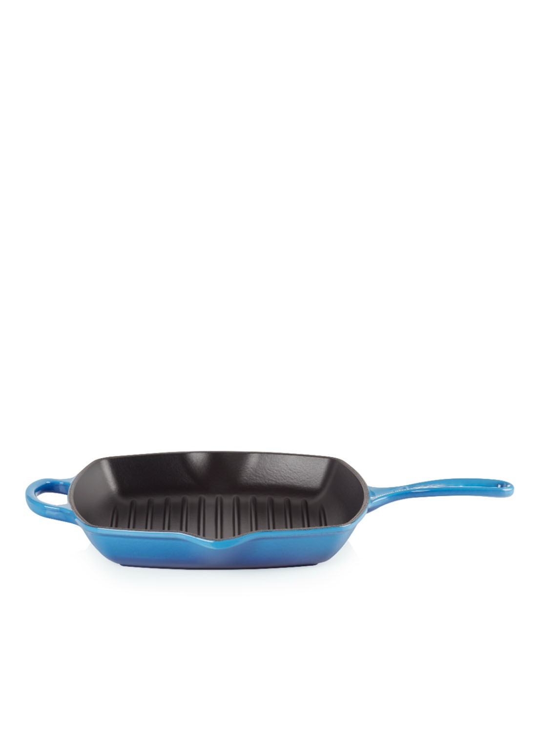 Le Creuset Signature Grillpan Azure 26 cm - voorkant 3 azure / blauw