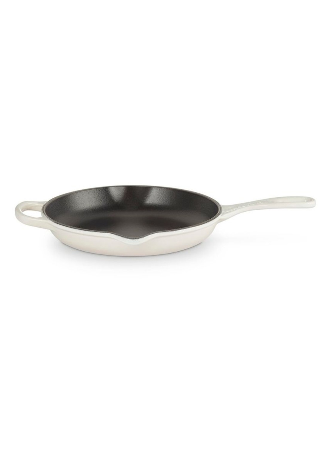 Le Creuset Signature koekenpan Ø23 cm - voorkant gebroken wit