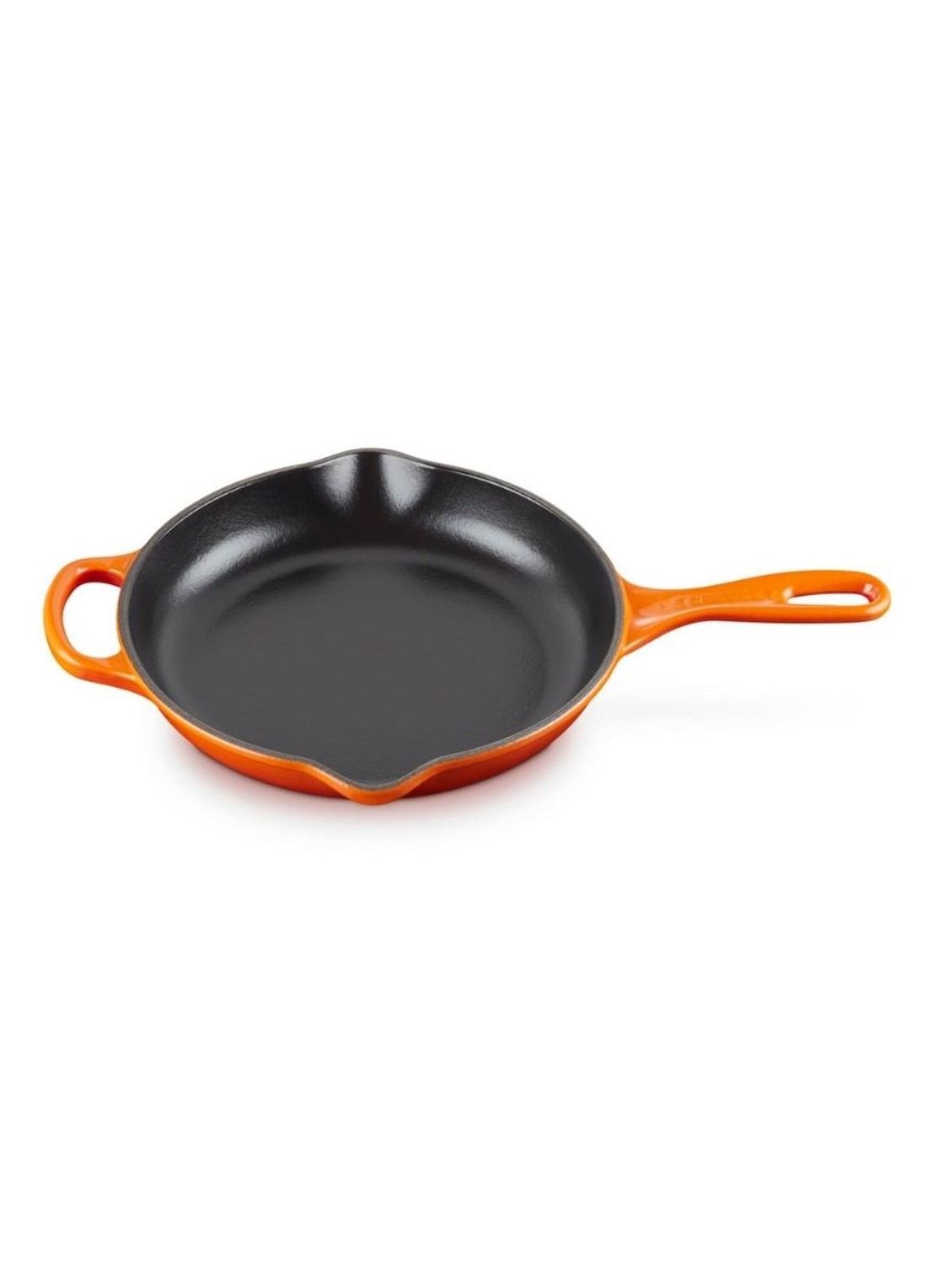 Le Creuset Signature koekenpan Ø23 cm - achterkant oranjerood