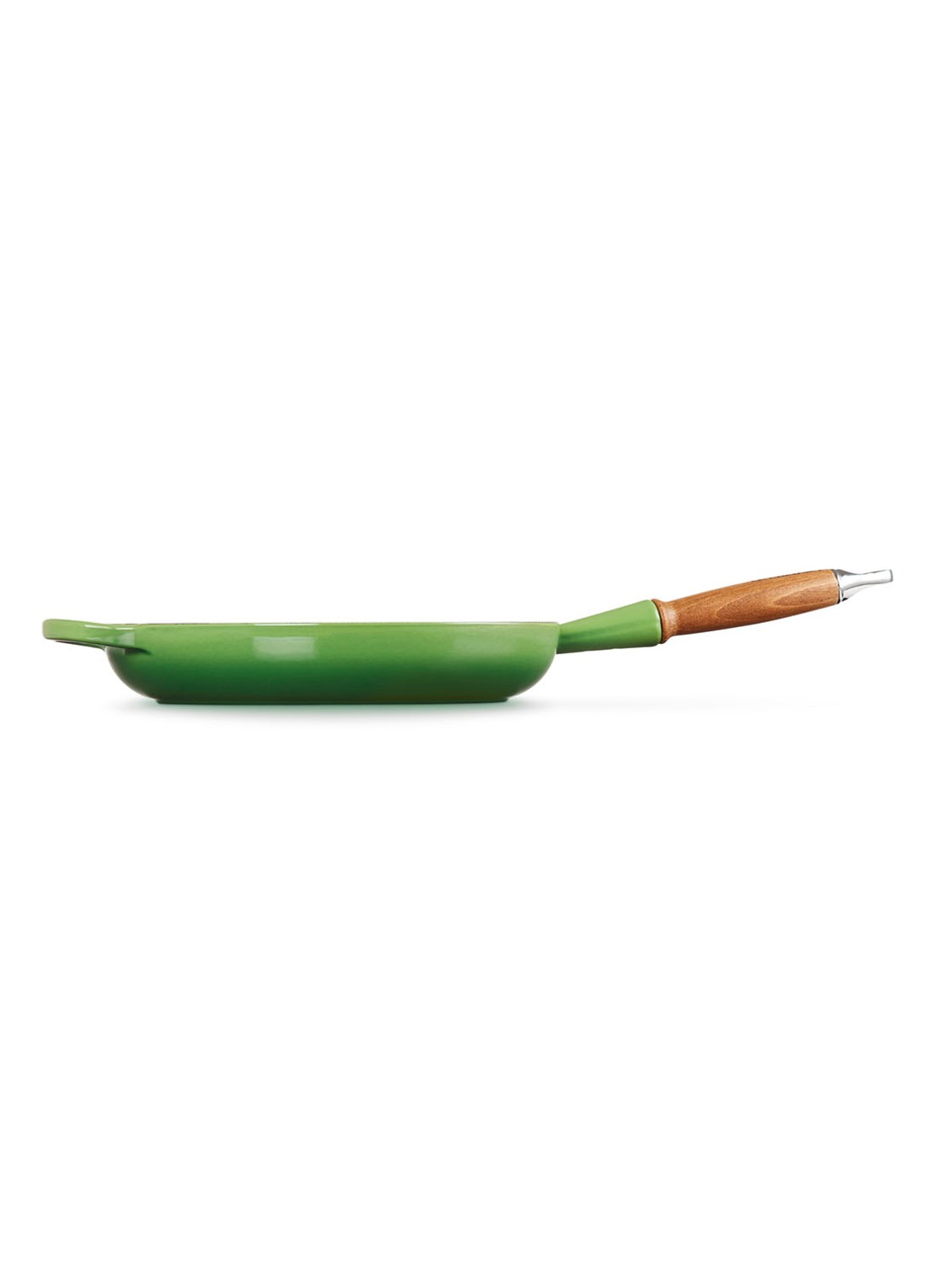 Le Creuset Signature koekenpan Ø28 cm - detail bamboo / groen