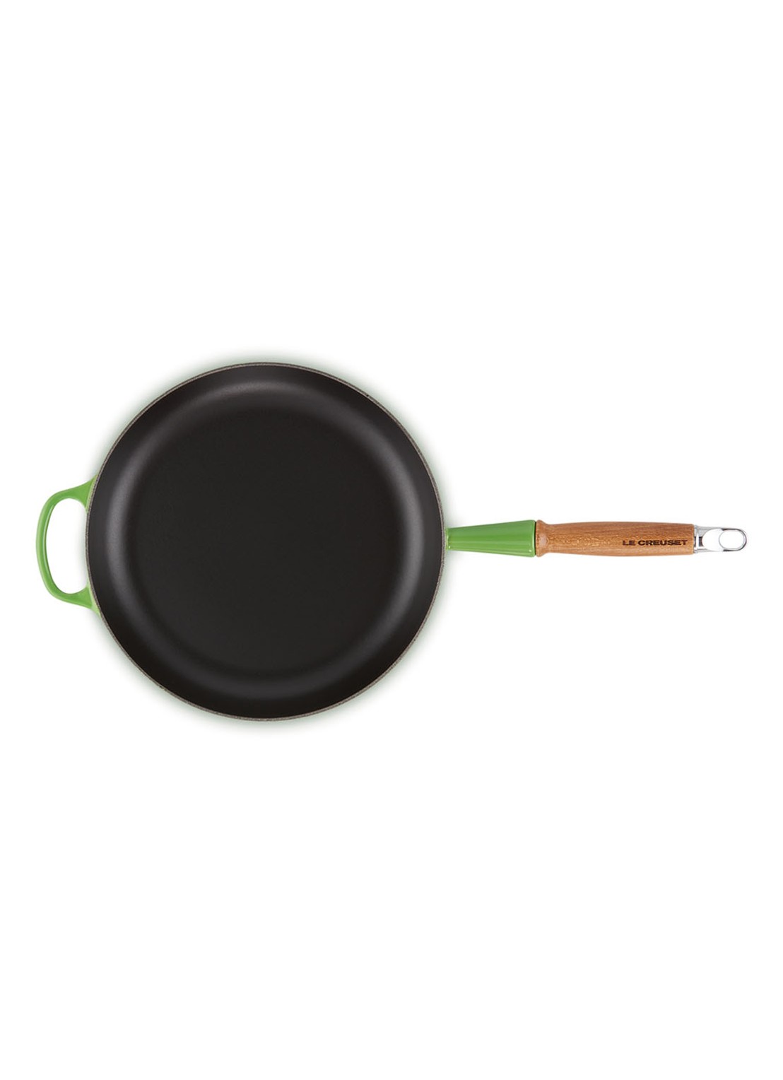 Le Creuset Signature koekenpan Ø28 cm - detail 2 bamboo / groen