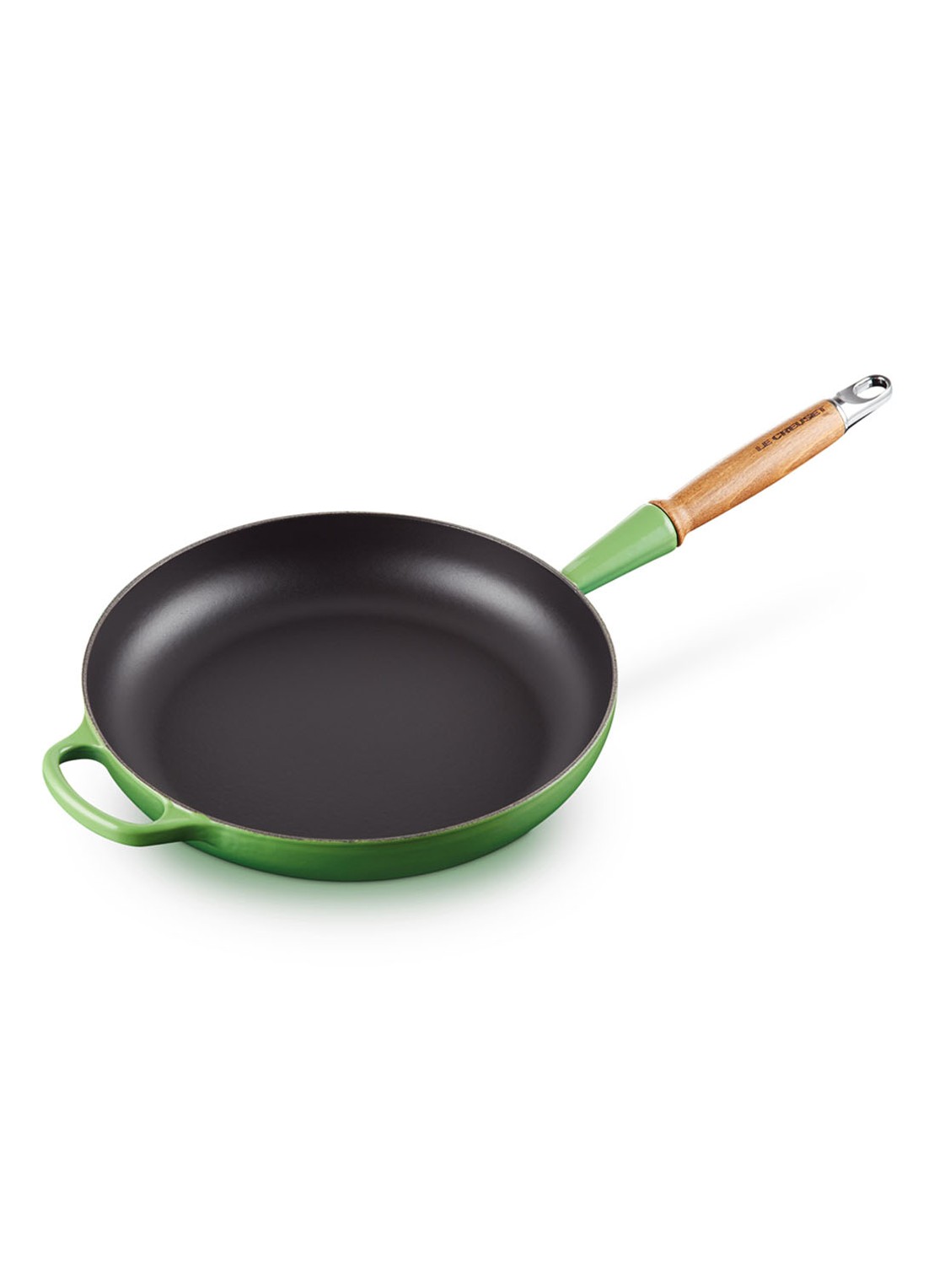 Le Creuset Signature koekenpan Ø28 cm - detail 3 bamboo / groen