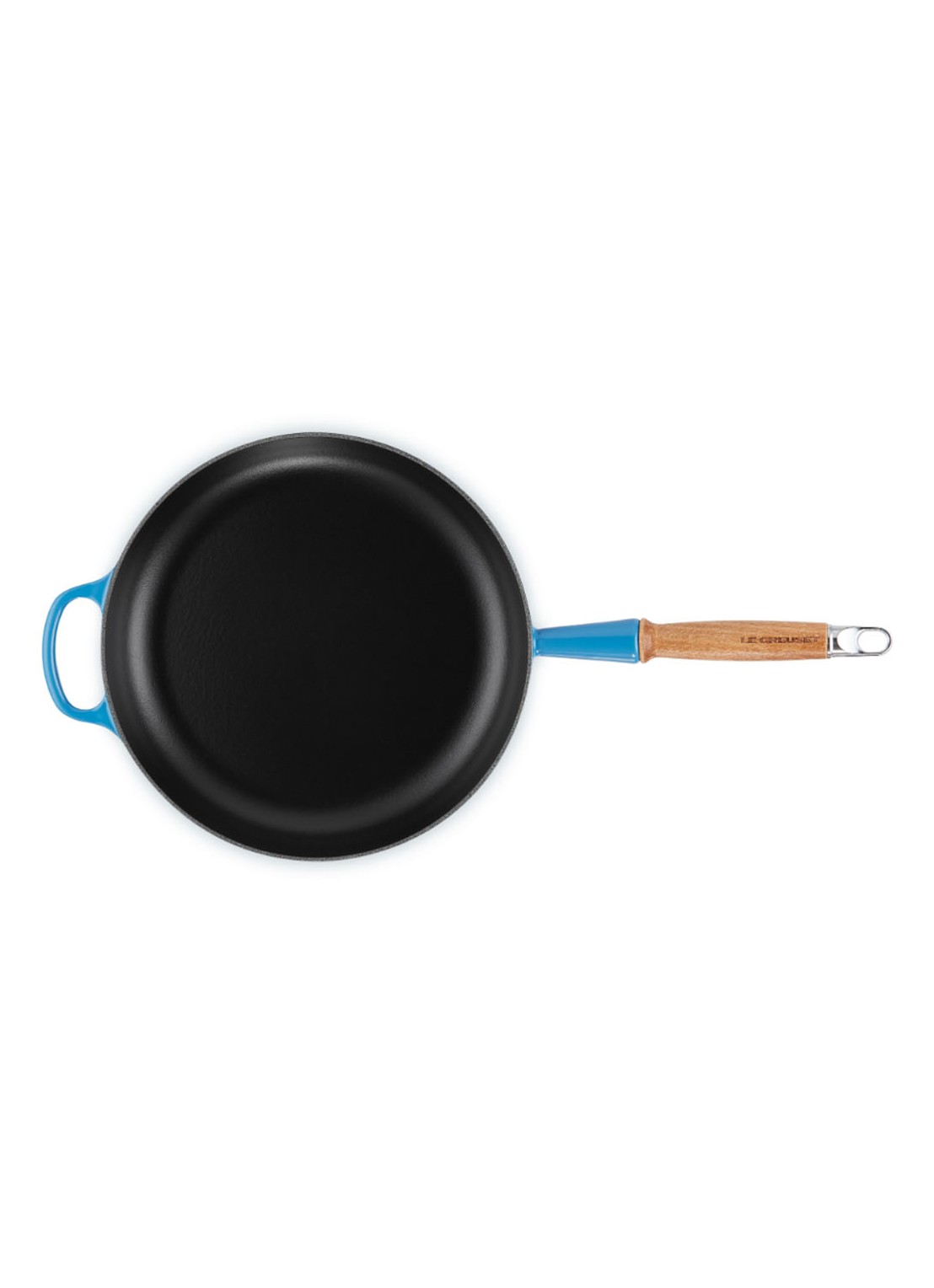 Le Creuset Signature koekenpan Ø28 cm  - detail 4 azure / blauw