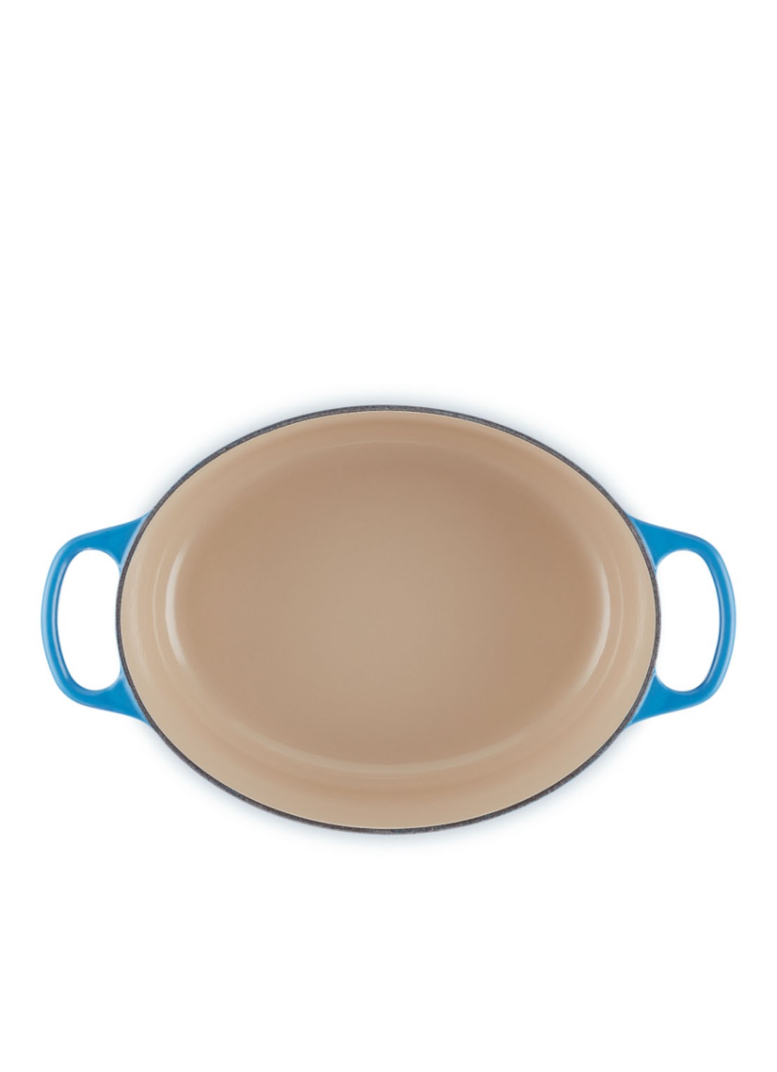 Le Creuset Signature ovale braadpan 29 cm - detail 5 azure / blauw