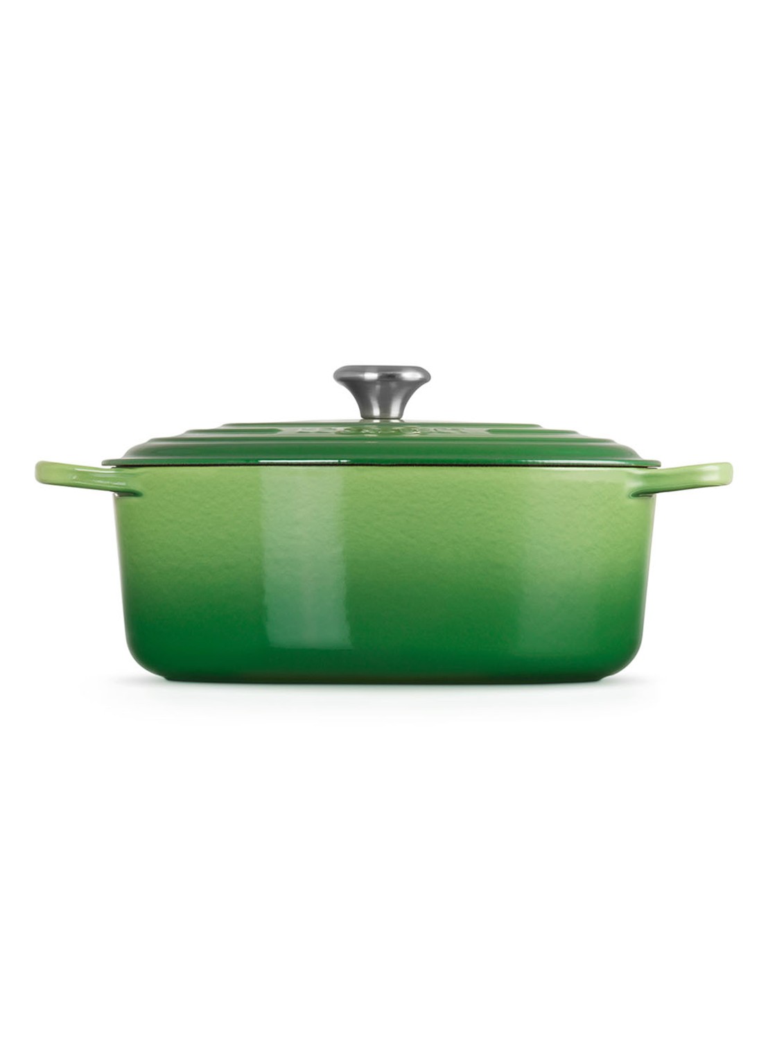 Le Creuset Signature ovale braadpan 31 cm - detail 3 bamboo / groen