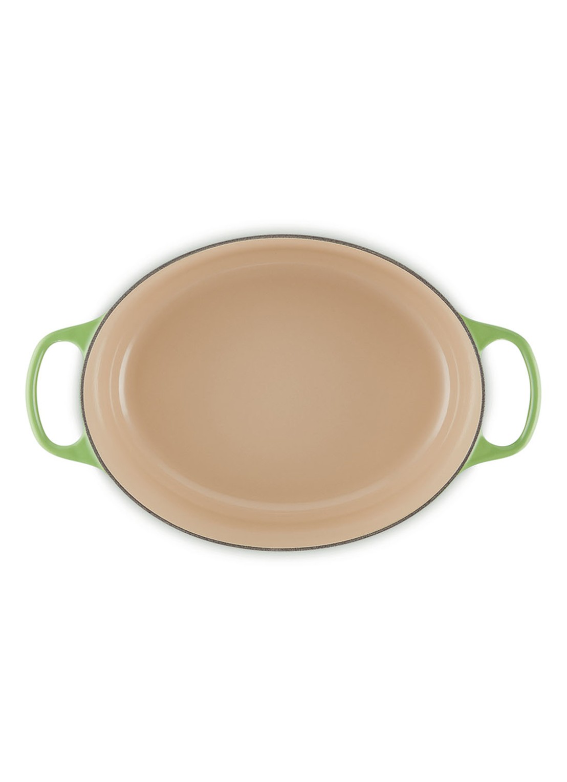 Le Creuset Signature ovale braadpan 31 cm - detail 6 bamboo / groen