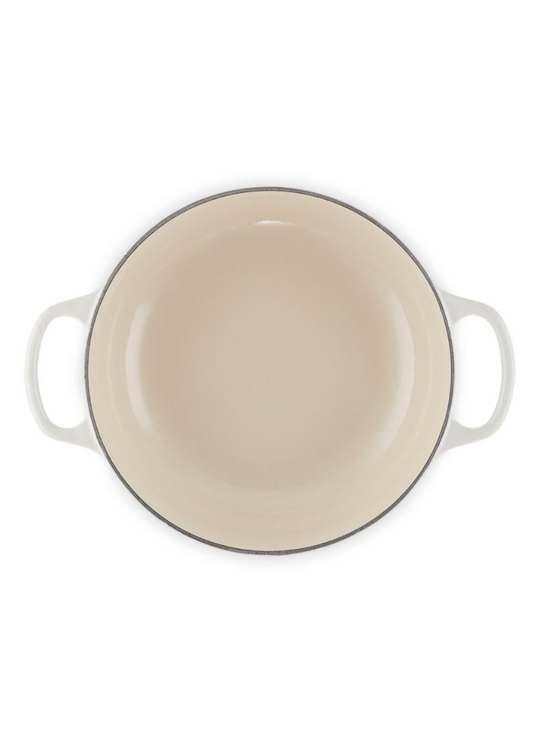 Le Creuset Signature sauteuse 24 cm - detail 4 gebroken wit