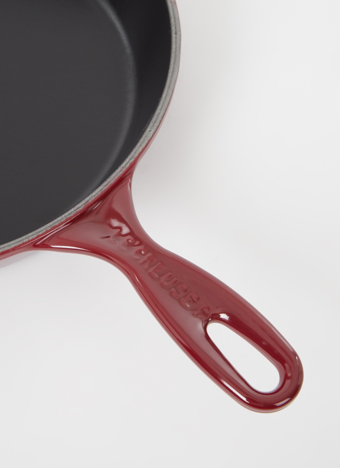 Le Creuset Signature Skillet koekenpan Ø26 cm - detail 3 garnet / rood