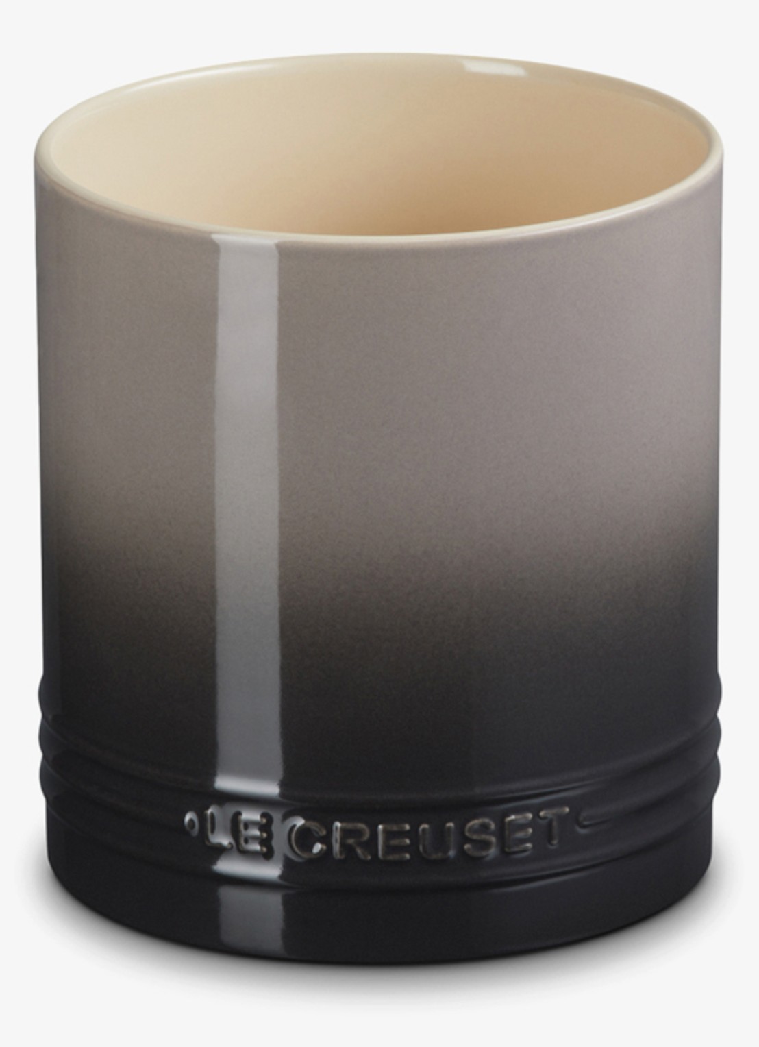 Le Creuset Signature spatelpot 1,1 liter - voorkant grijs