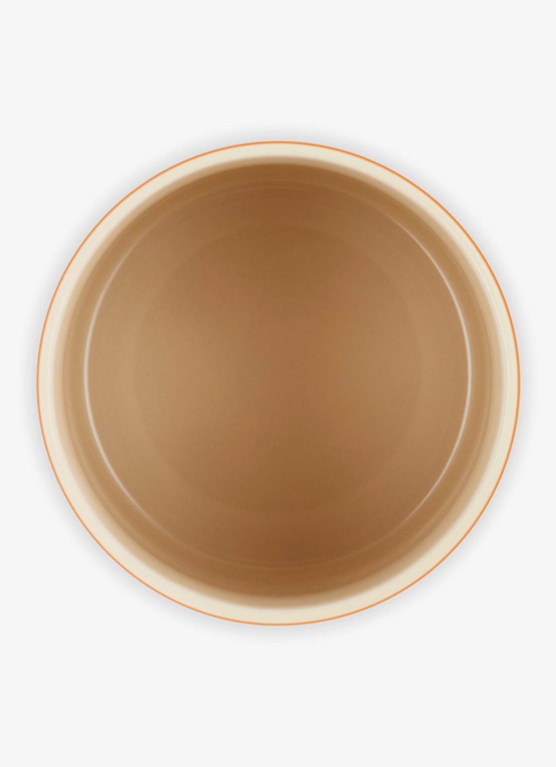 Le Creuset Signature spatelpot 1,1 liter - detail oranjerood
