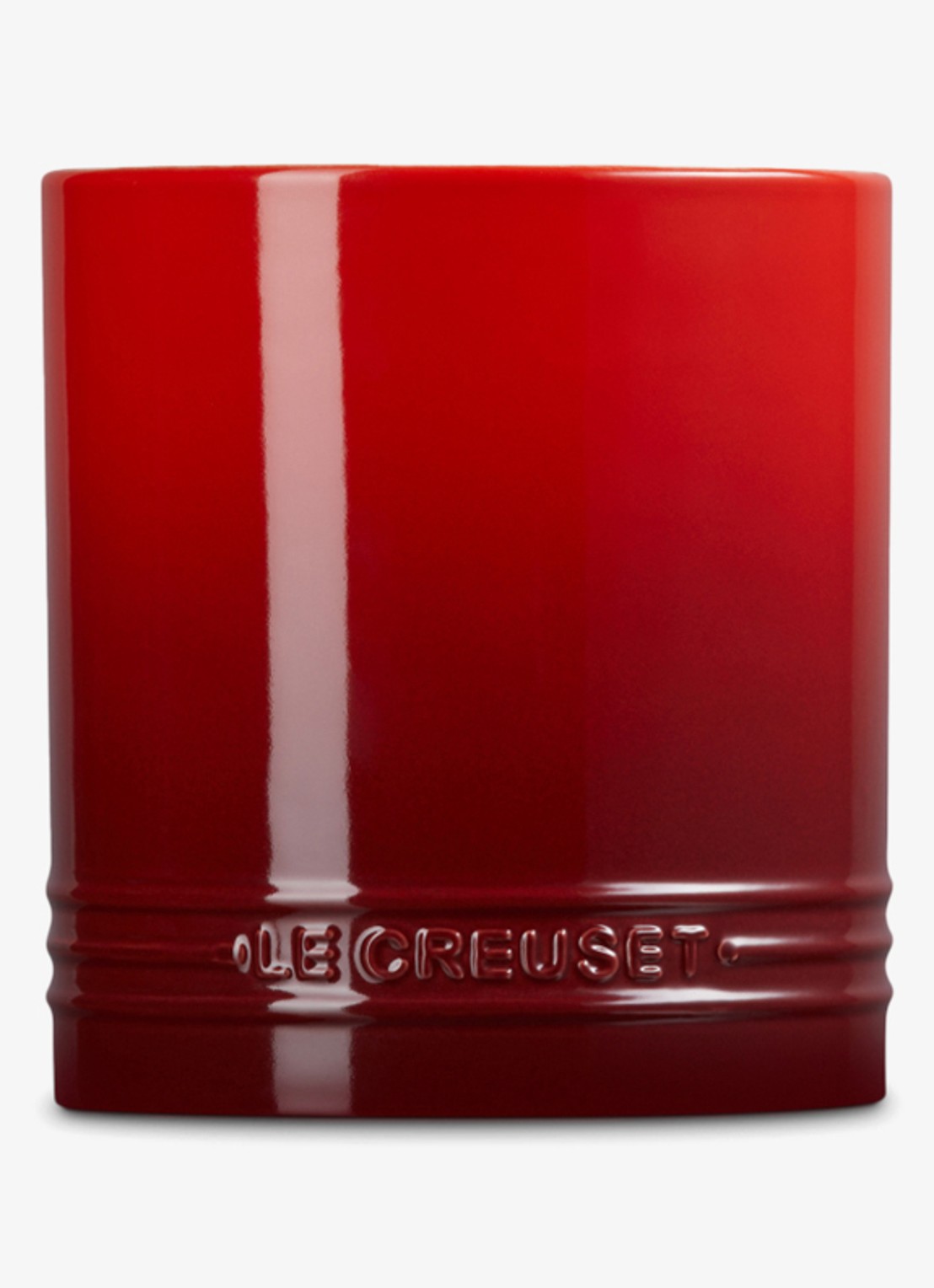 Le Creuset Signature spatelpot 1,1 liter - achterkant 3 donkerrood