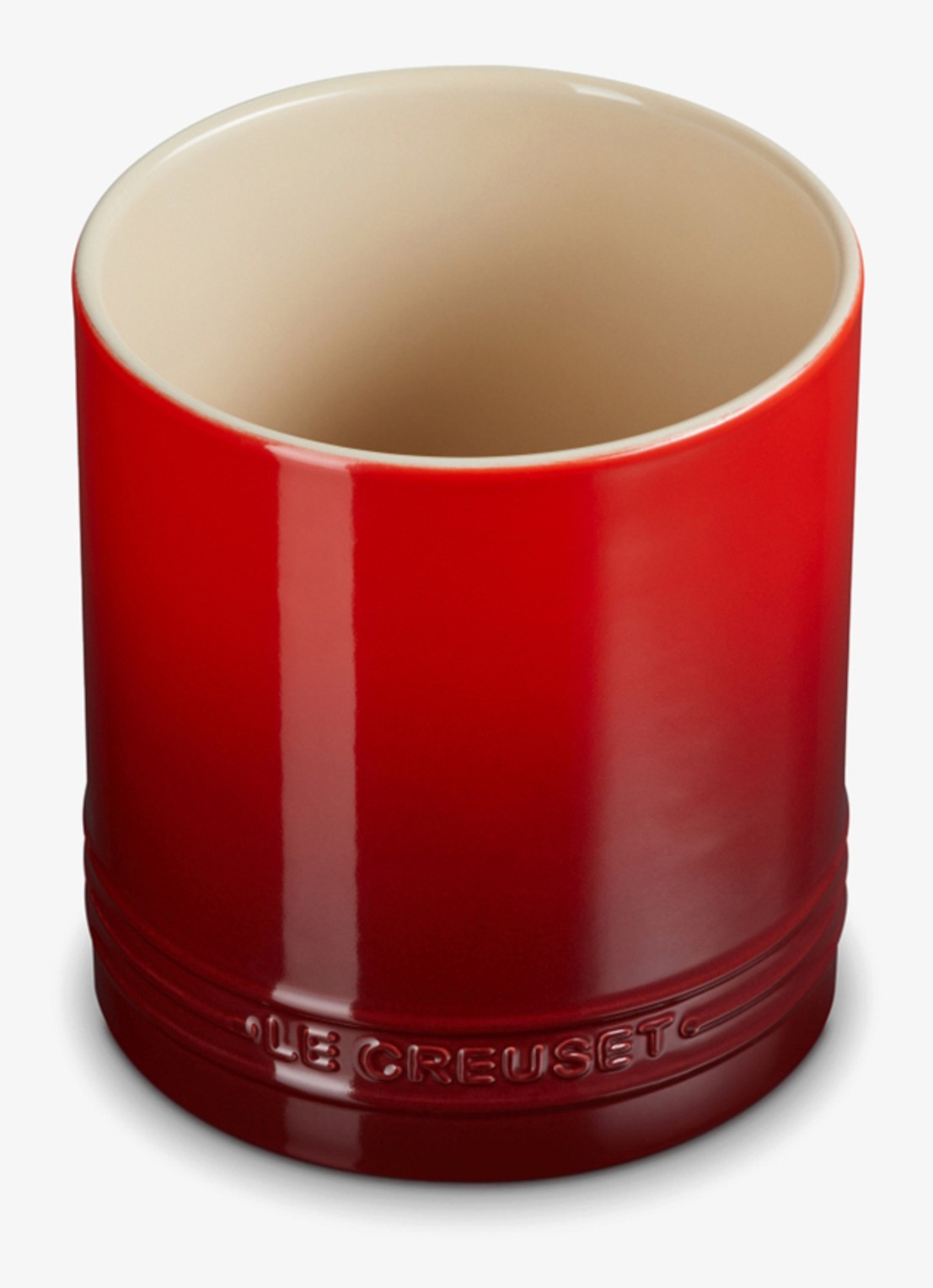 Le Creuset Signature spatelpot 1,1 liter - voorkant 2 donkerrood