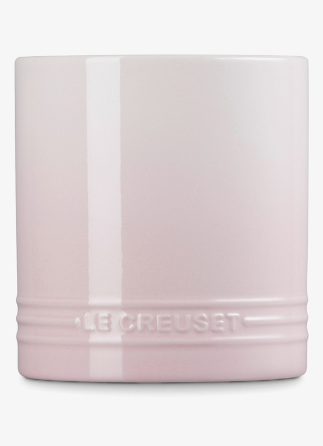 Le Creuset Signature spatelpot 1,1 liter - achterkant 3 lichtroze