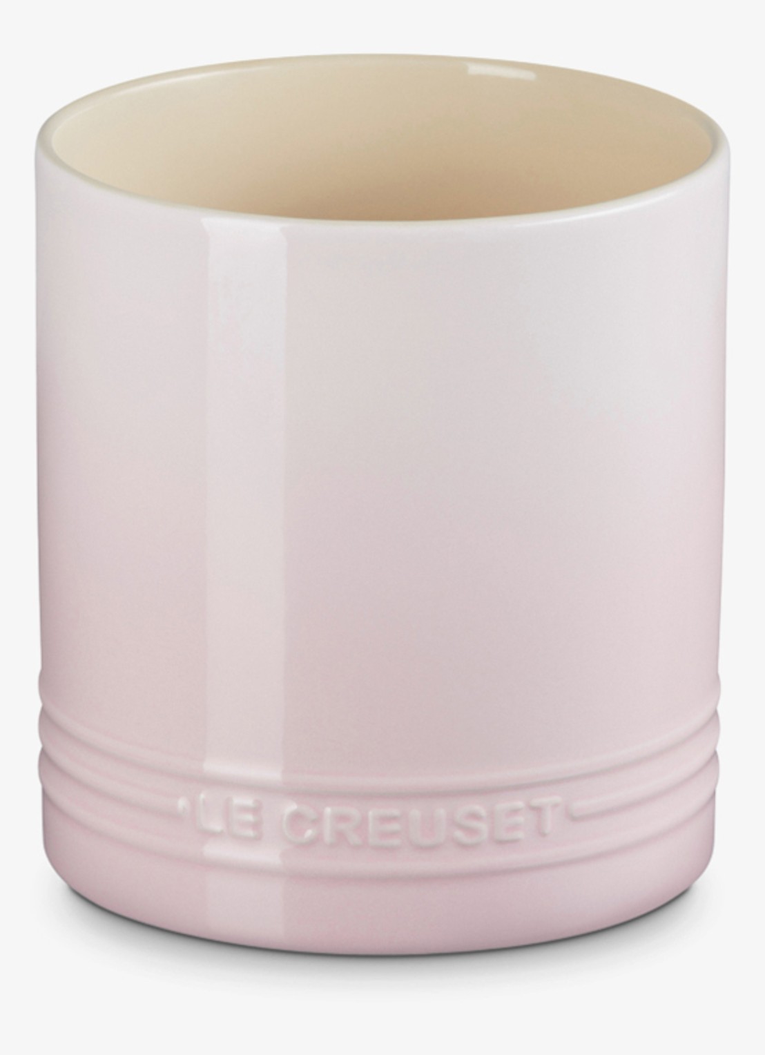 Le Creuset Signature spatelpot 1,1 liter - voorkant lichtroze
