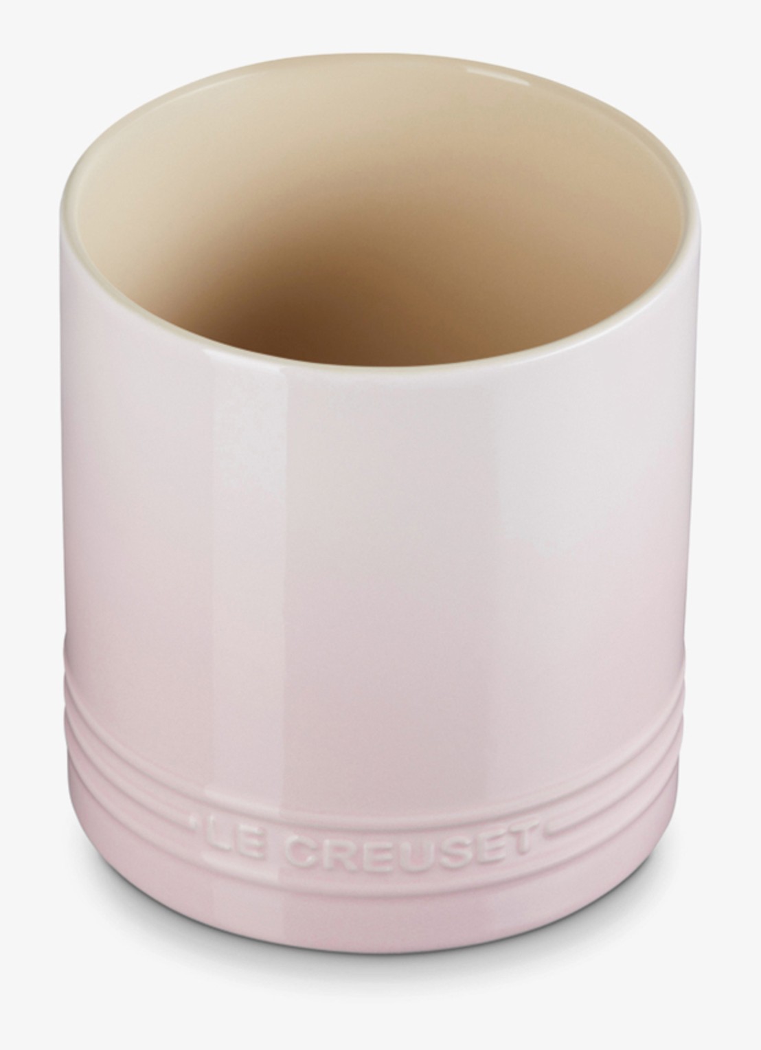 Le Creuset Signature spatelpot 1,1 liter - voorkant 2 lichtroze