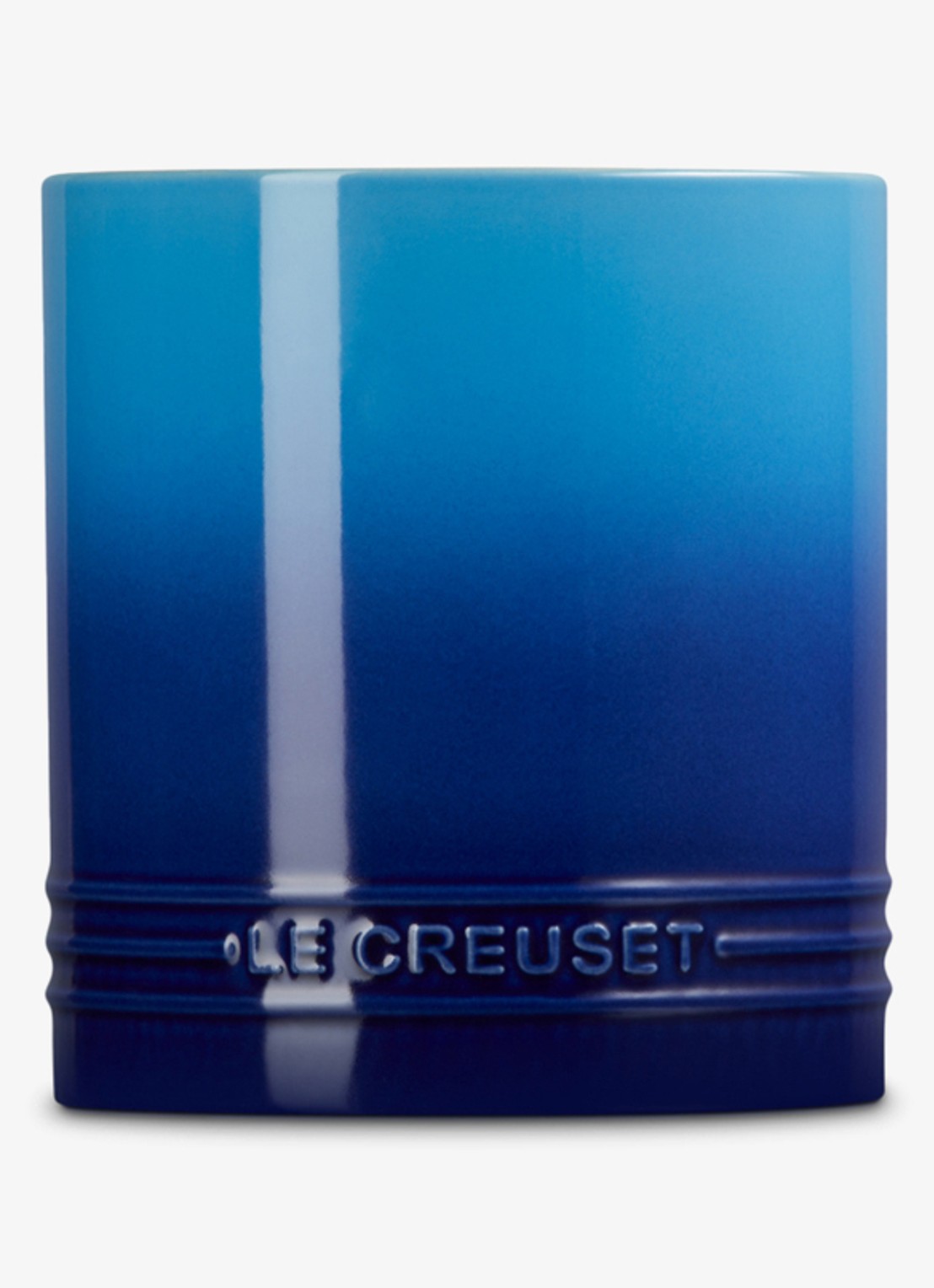 Le Creuset Signature spatelpot 1,1 liter - achterkant 3 royalblauw