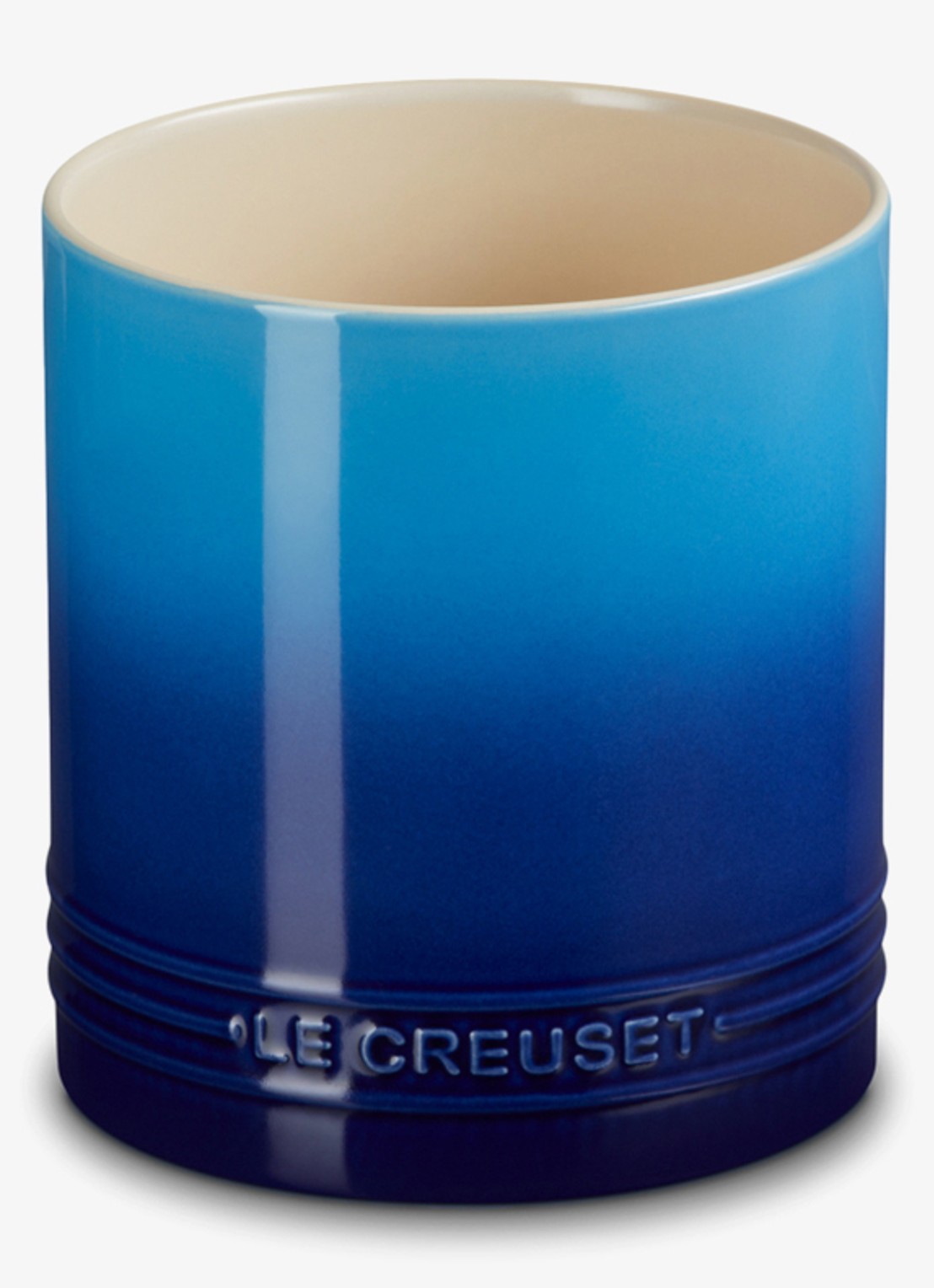 Le Creuset Signature spatelpot 1,1 liter - voorkant royalblauw