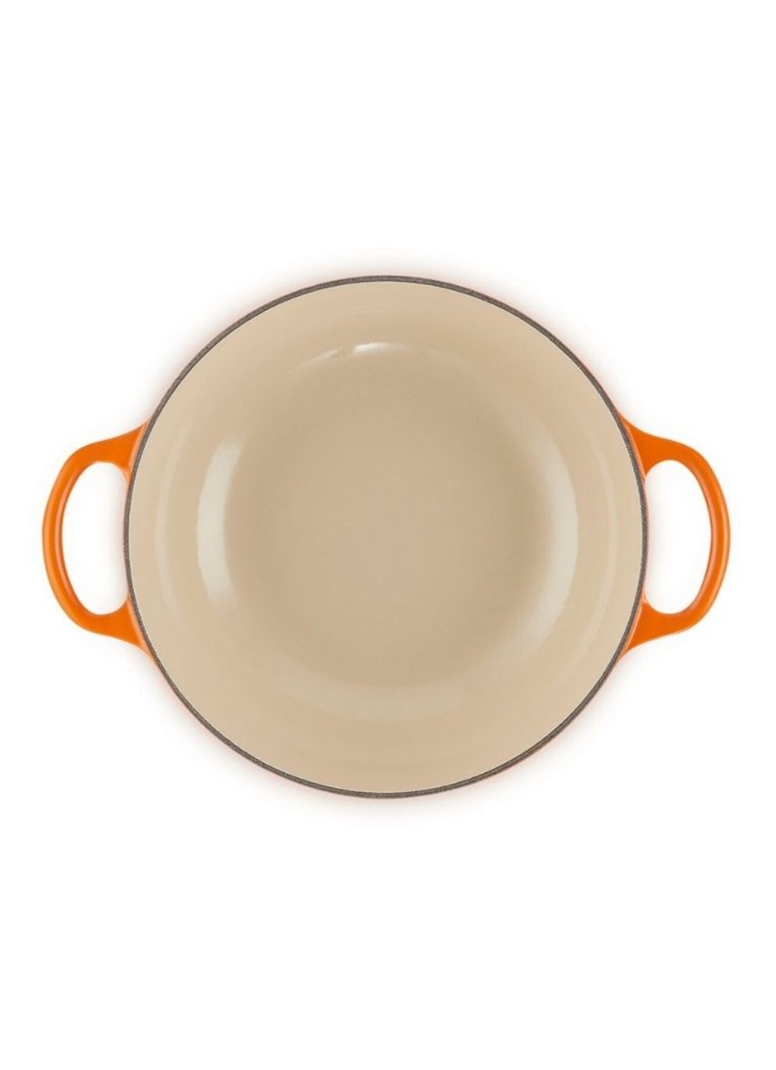Le Creuset Signature stoofpan 22 cm - detail 2 oranjerood