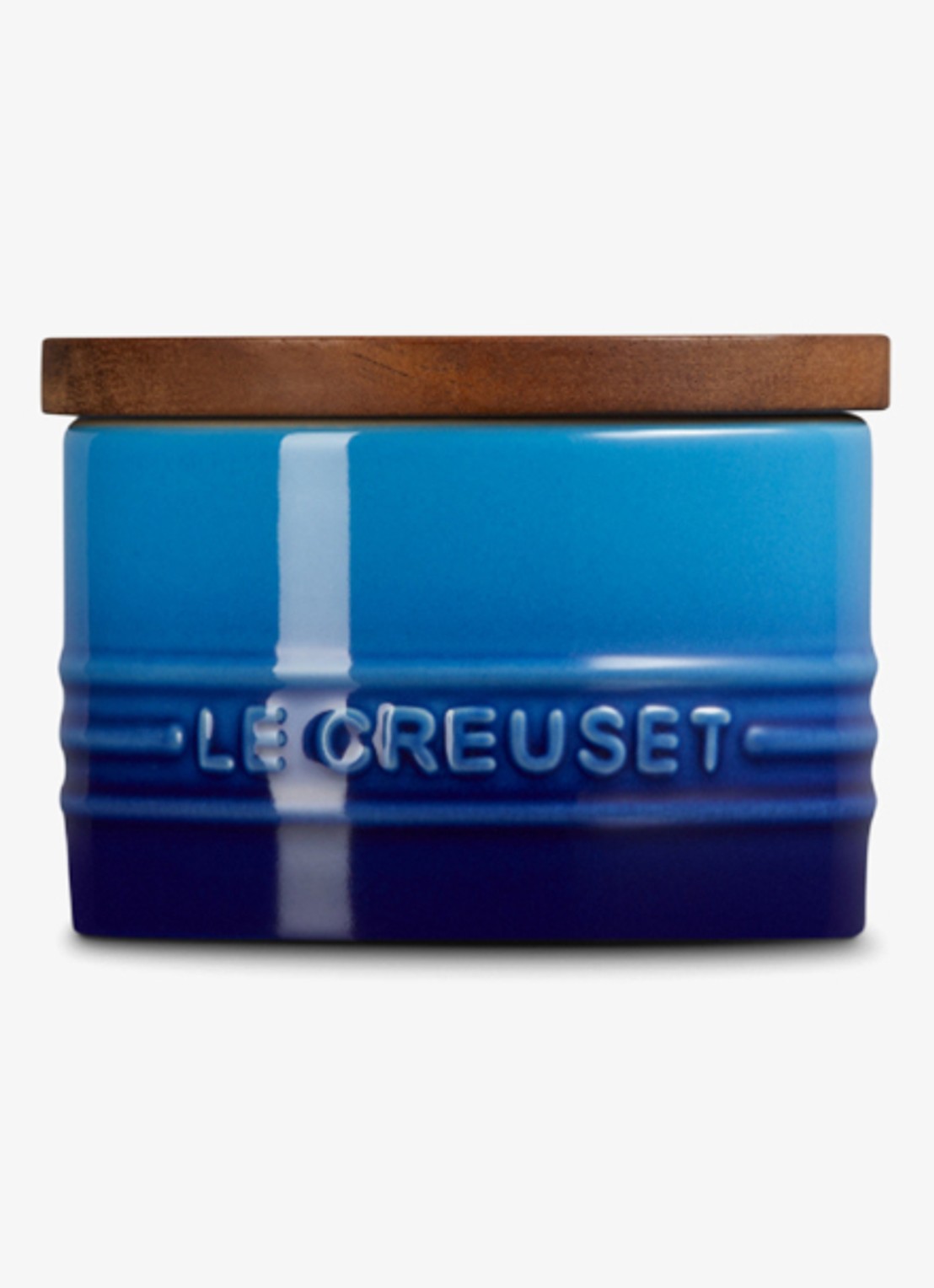 Le Creuset Signature voorraadpot 0,2 liter - achterkant royalblauw