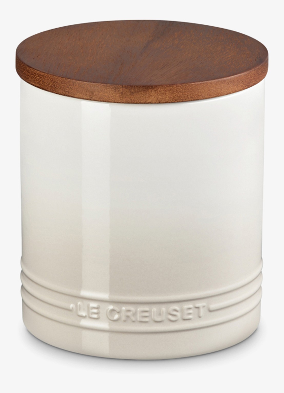 Le Creuset Signature voorraadpot 1,1 liter - voorkant 4 beige