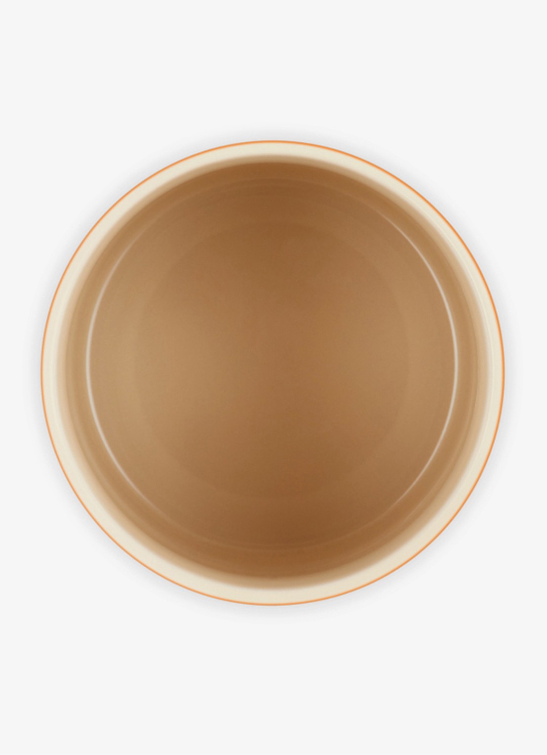 Le Creuset Signature voorraadpot 1,1 liter - detail 4 oranjerood