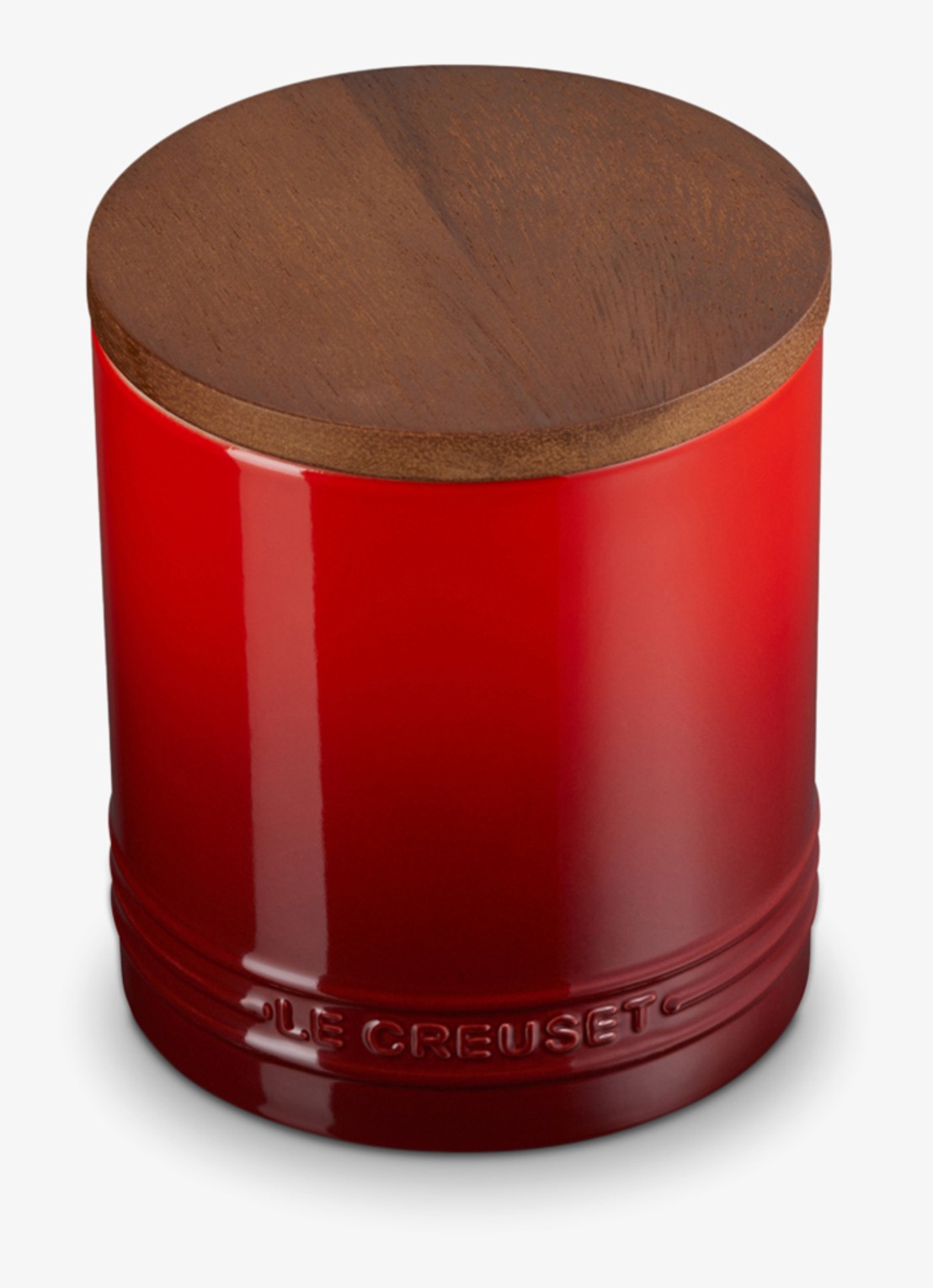 Le Creuset Signature voorraadpot 1,1 liter - voorkant 5 donkerrood