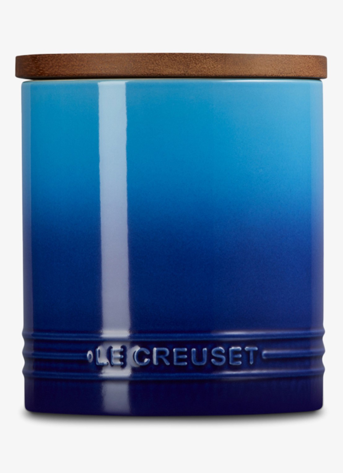 Le Creuset Signature voorraadpot 1,1 liter - achterkant 5 royalblauw