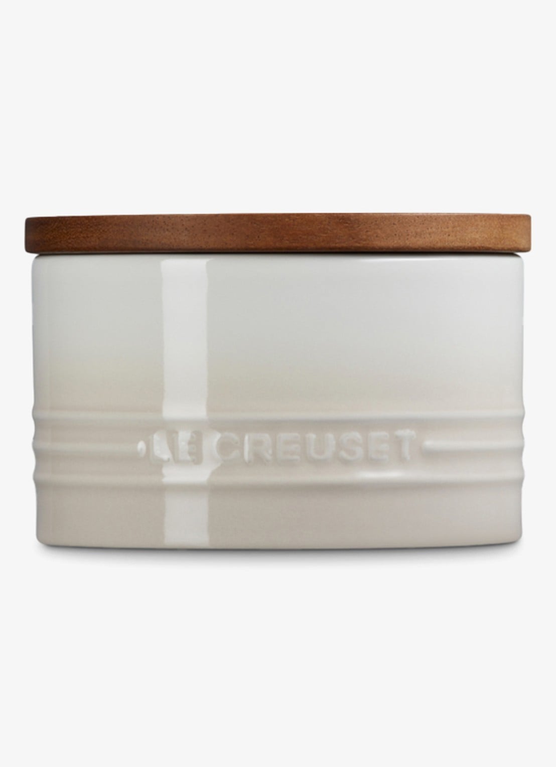 Le Creuset Signature voorraadpot 47 cl - achterkant 3 beige