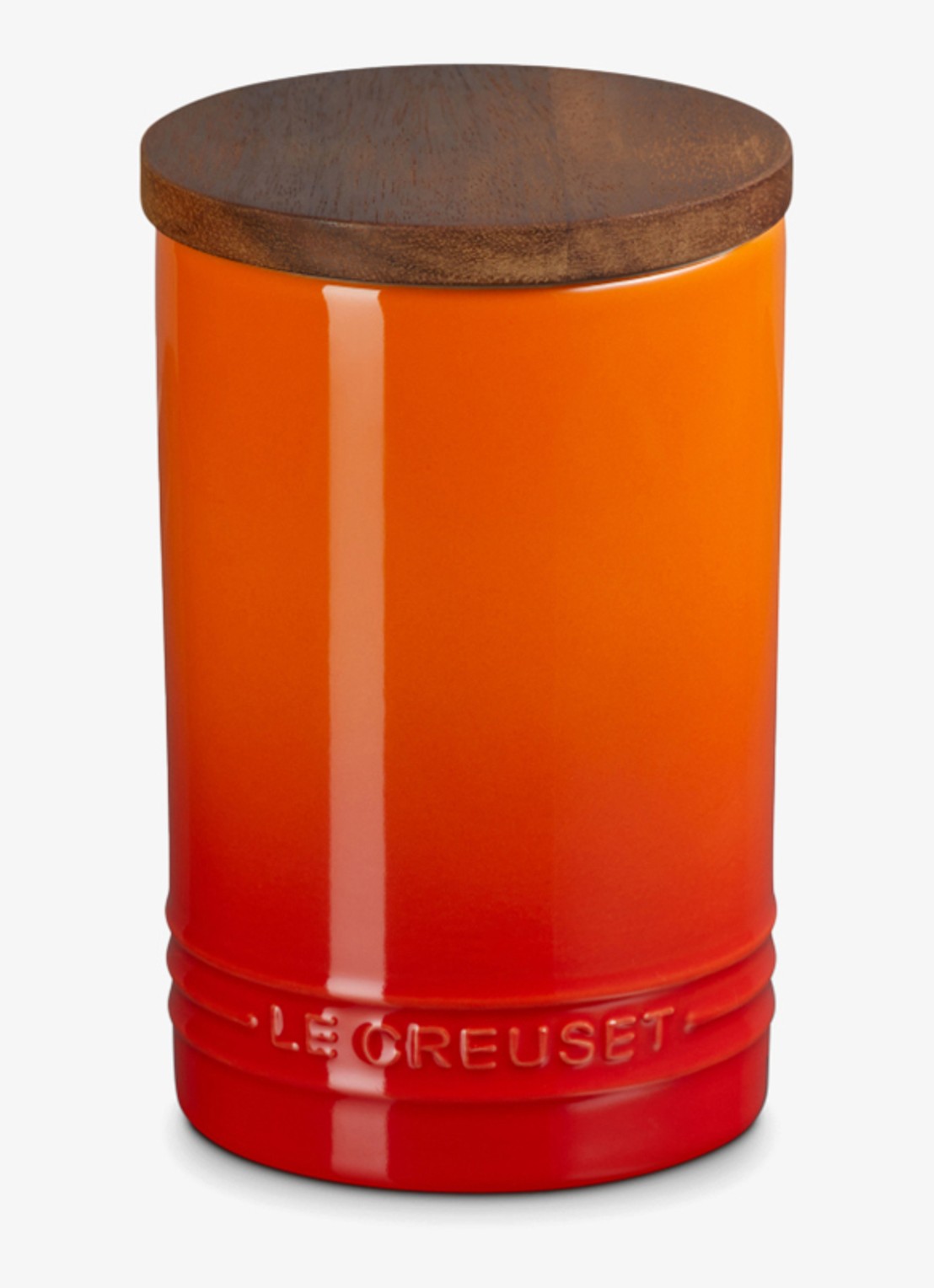 Le Creuset Signature voorraadpot 77 cl - voorkant 2 oranjerood